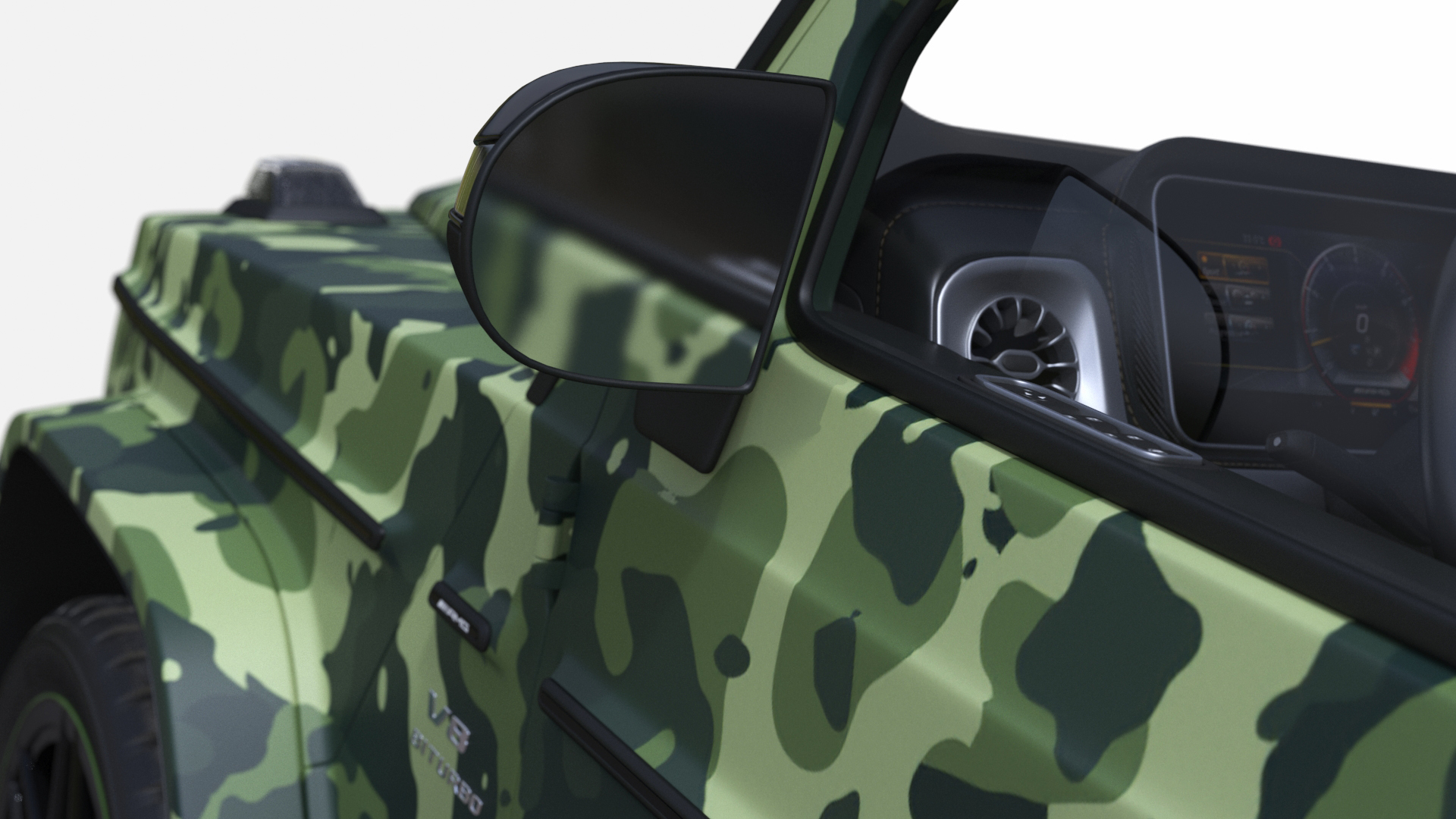 3D Mercedes-Benz G63 AMG 2019 Camouflage Matte model