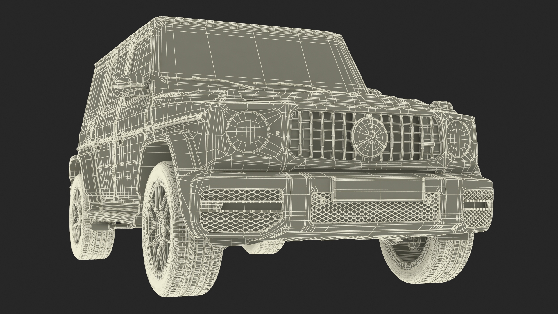3D Mercedes-Benz G63 AMG 2019 Camouflage Matte model