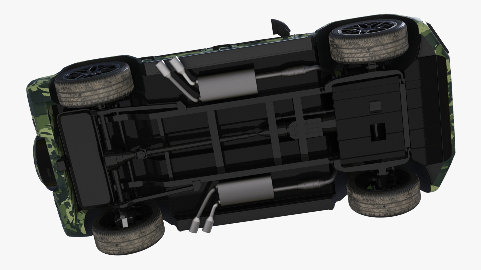 3D Mercedes-Benz G63 AMG 2019 Camouflage Matte model