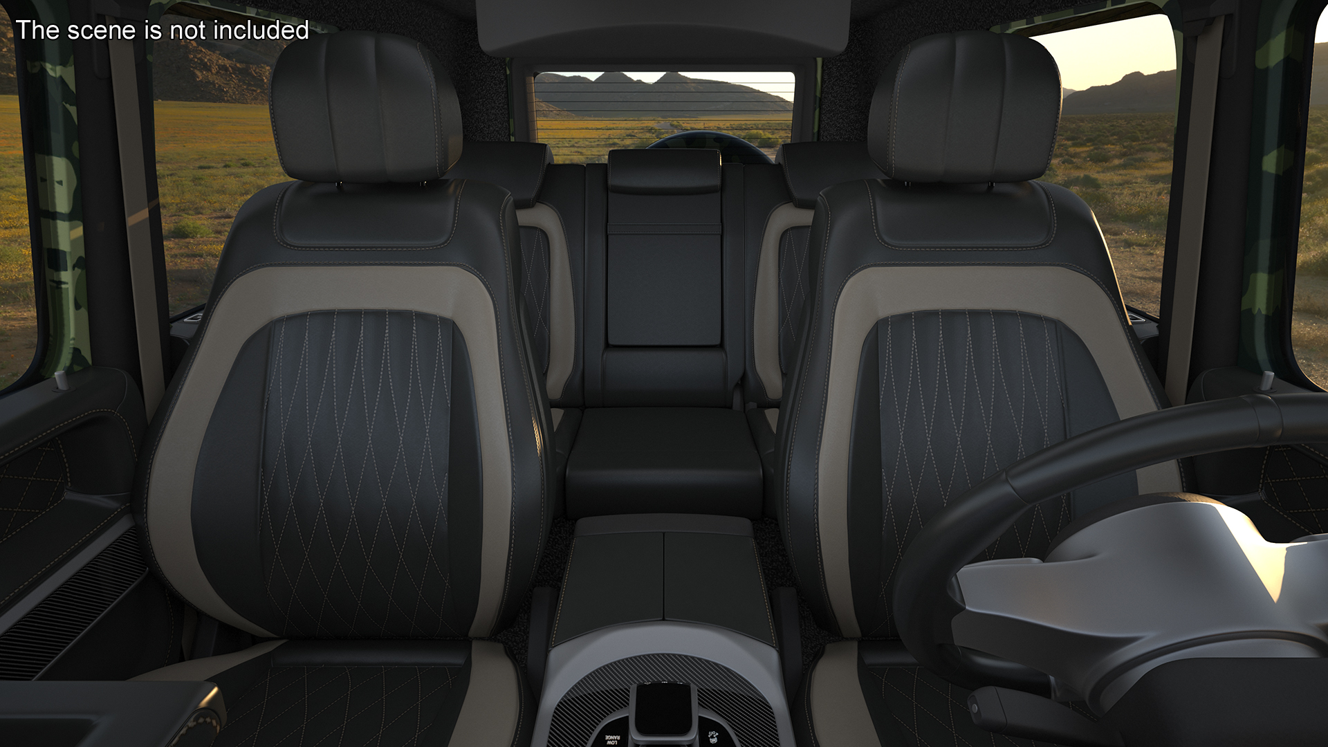 3D Mercedes-Benz G63 AMG 2019 Camouflage Matte model