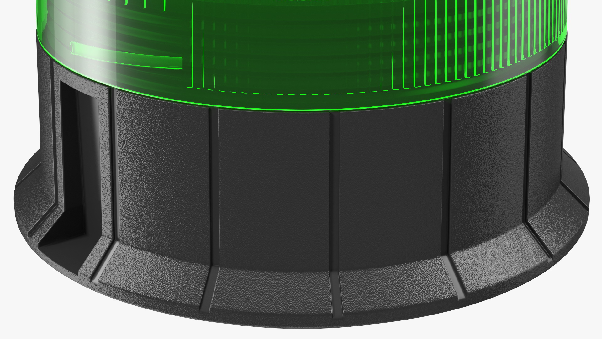 3D Green Warning Beacon Light