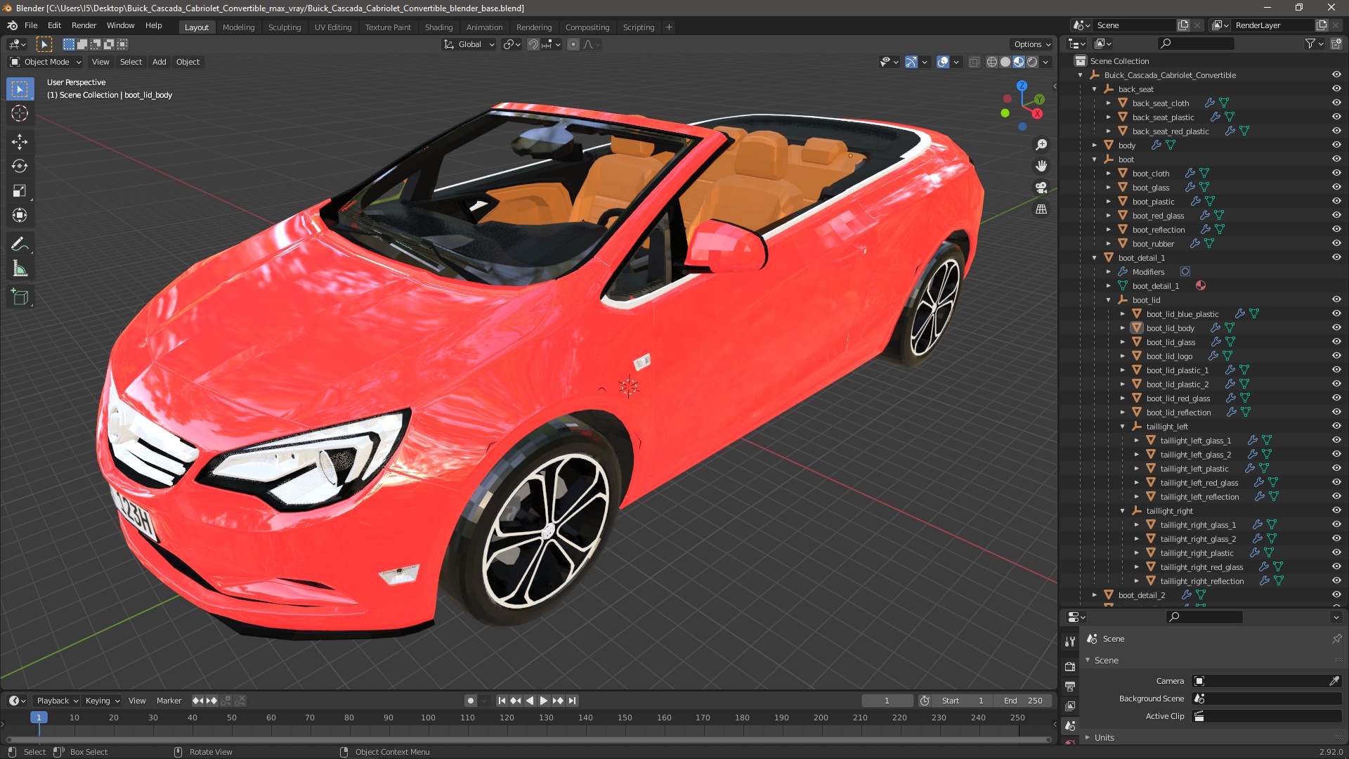 3D model Buick Cascada Cabriolet Convertible