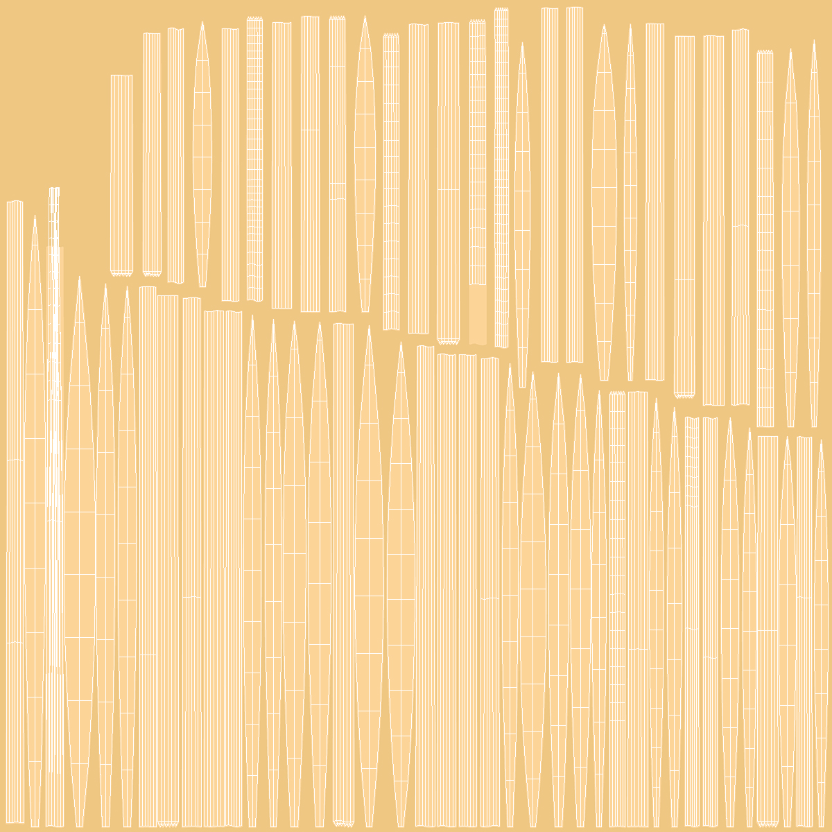 Section of Wheat Field 3D