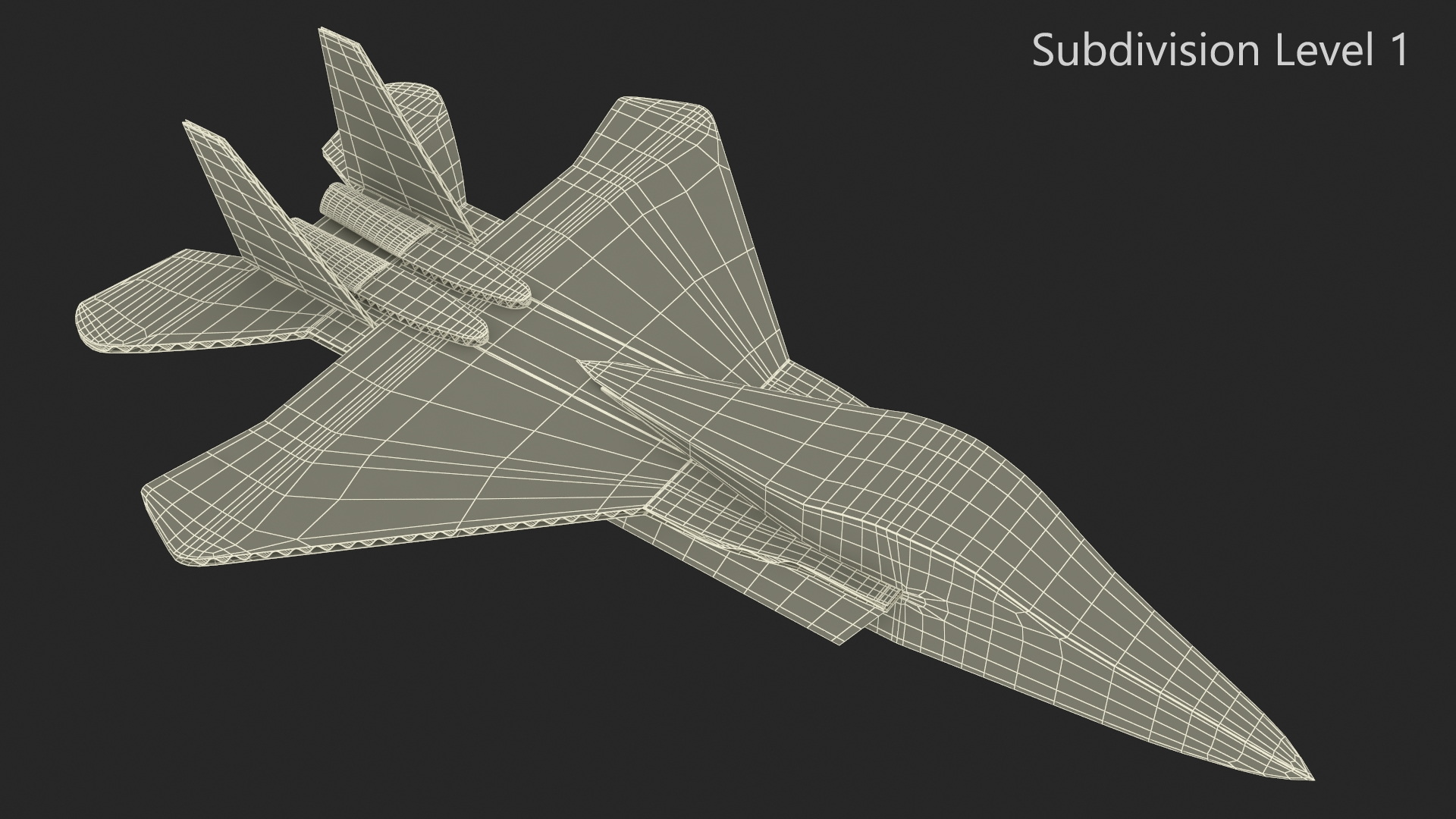 3D Cardboard Jet Fighter