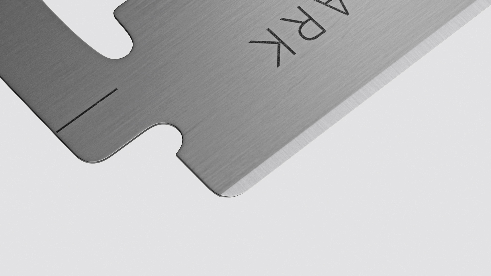 Razor Blade Feather 3D model