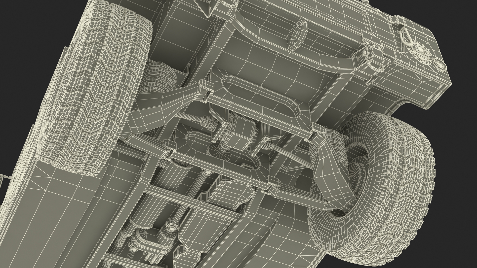 3D Military Humvee Vehicle model