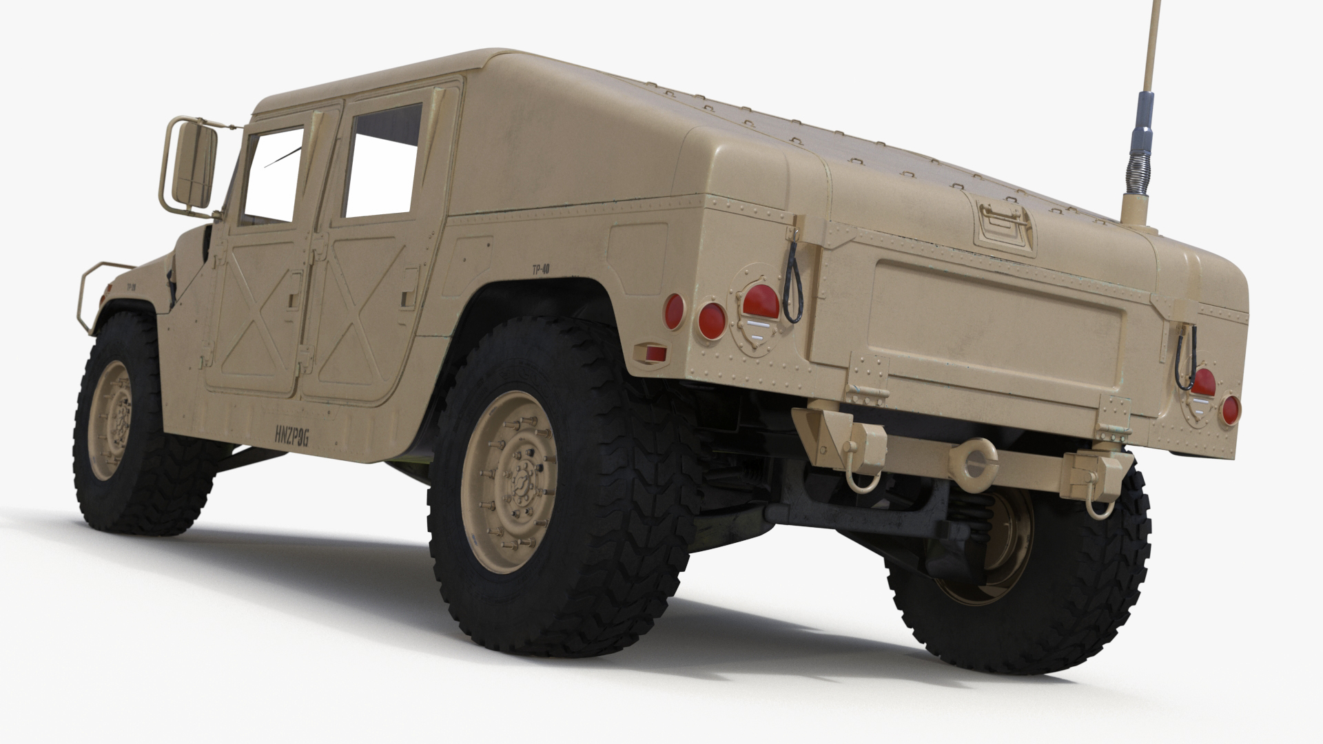 3D Military Humvee Vehicle model