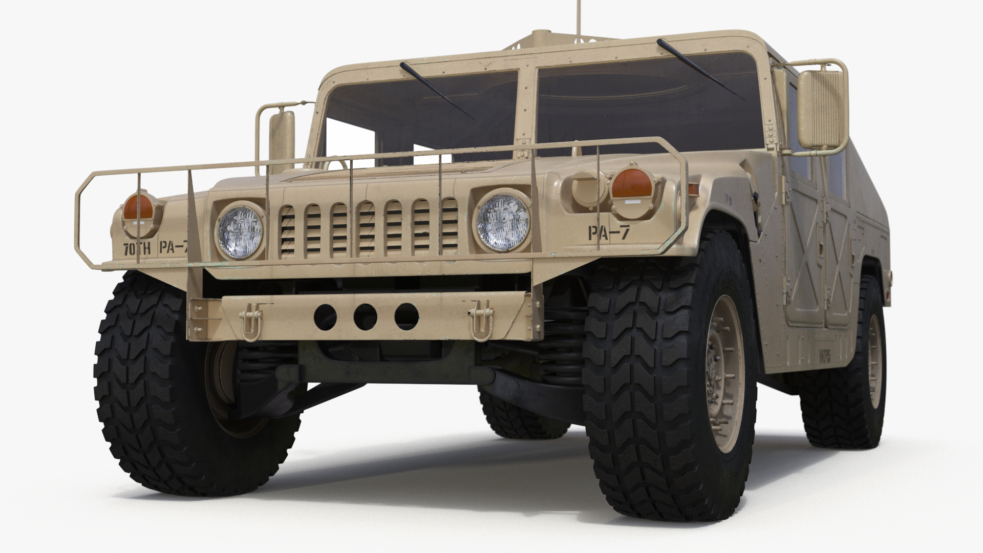 3D Military Humvee Vehicle model