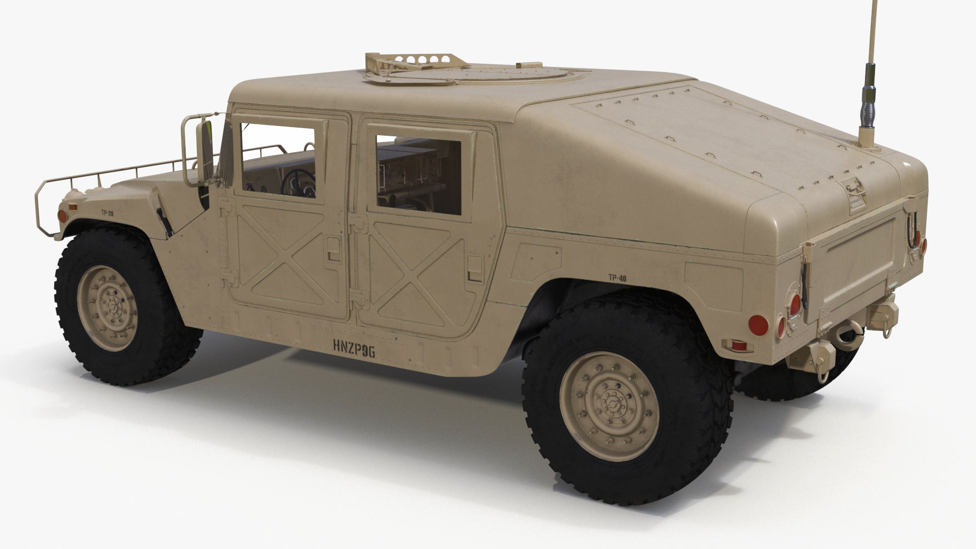 3D Military Humvee Vehicle model