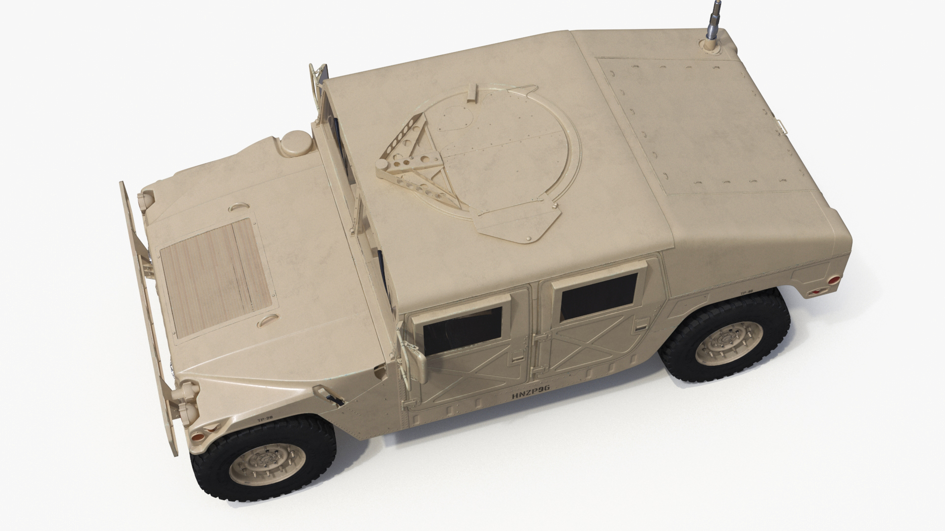 3D Military Humvee Vehicle model