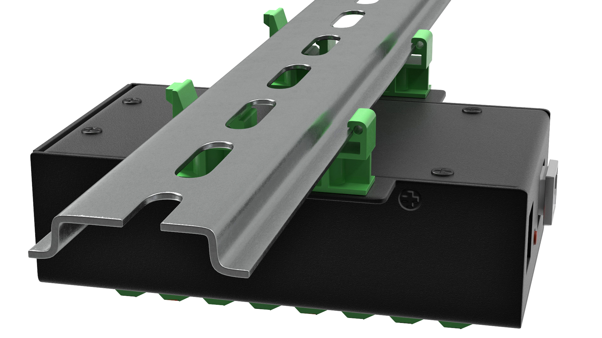 Mega Screw Terminal Block Din Rail 3D model