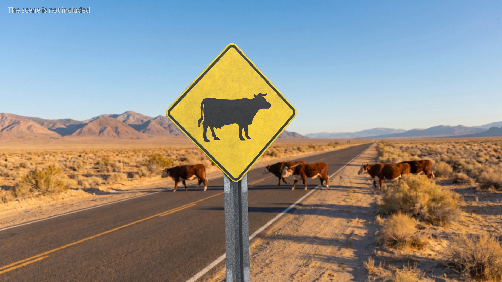 Wildlife Crossing Road Signs Set - view 3