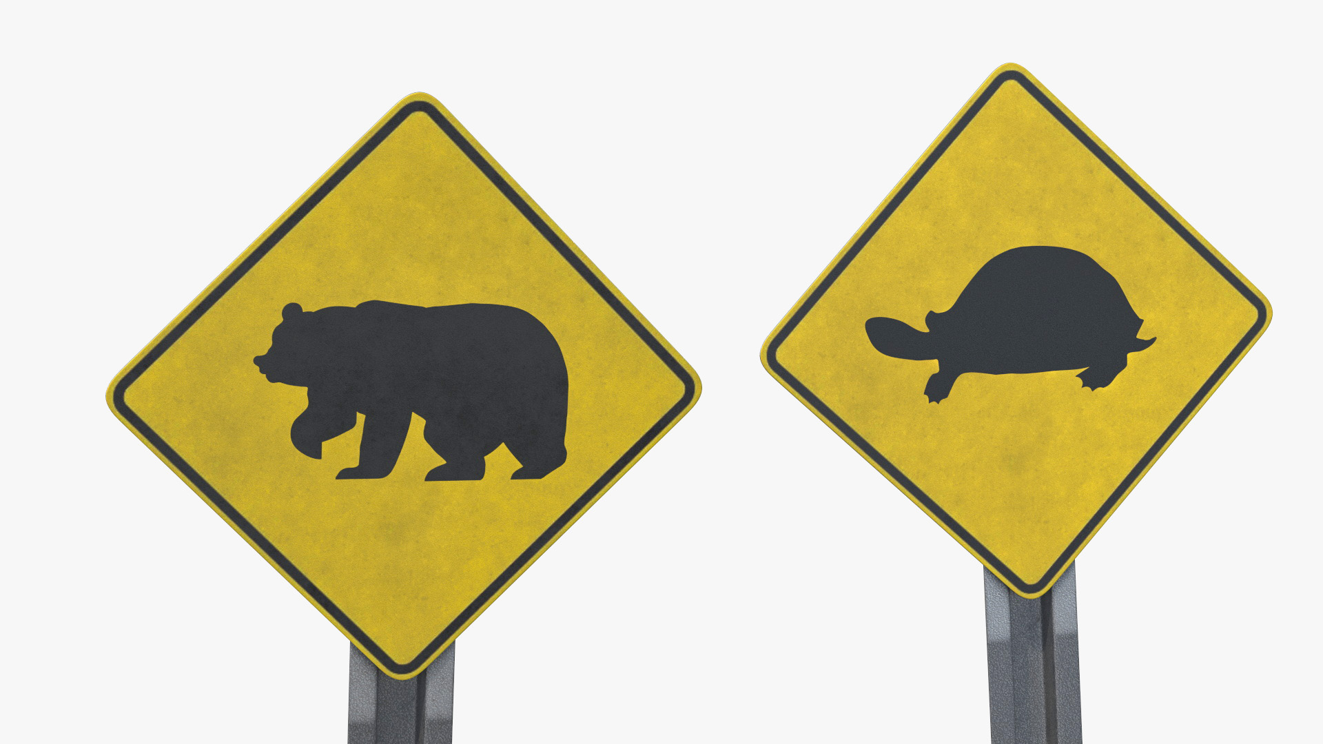 Wildlife Crossing Road Signs Set - view 8
