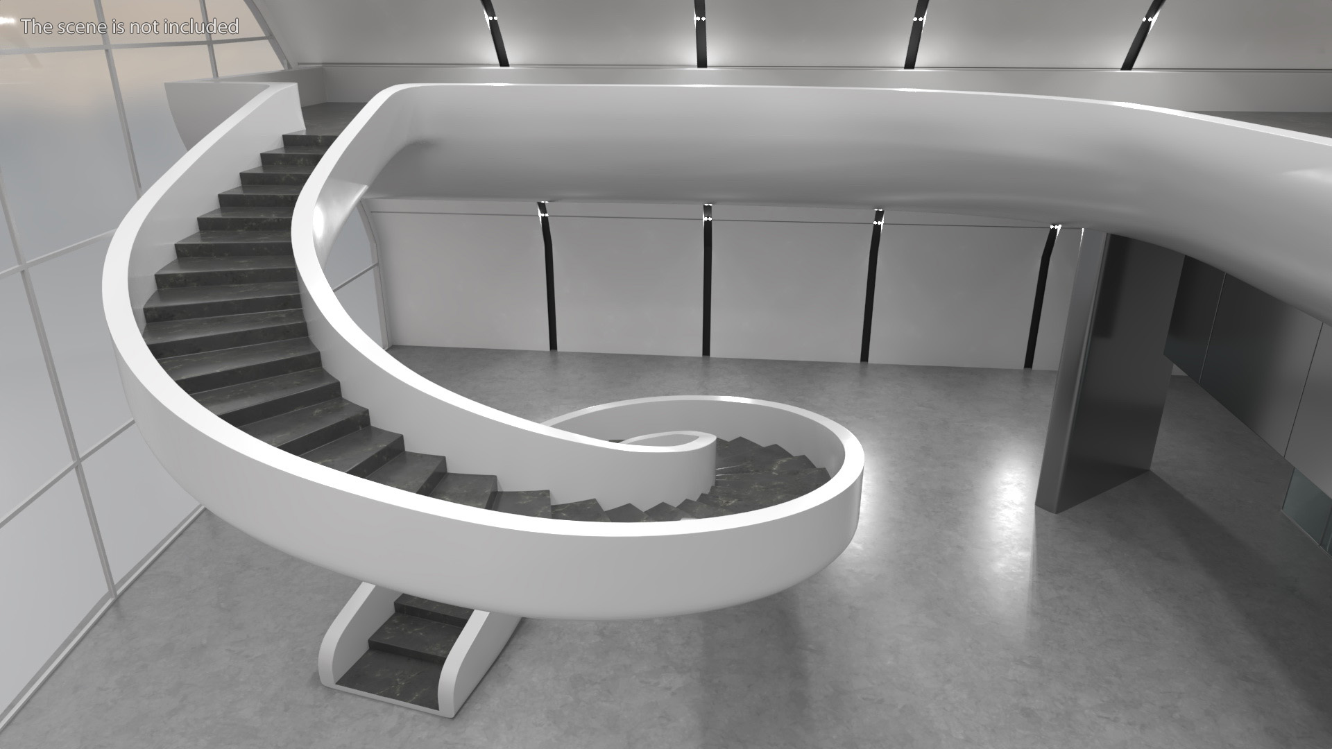 3D model Futuristic Staircase