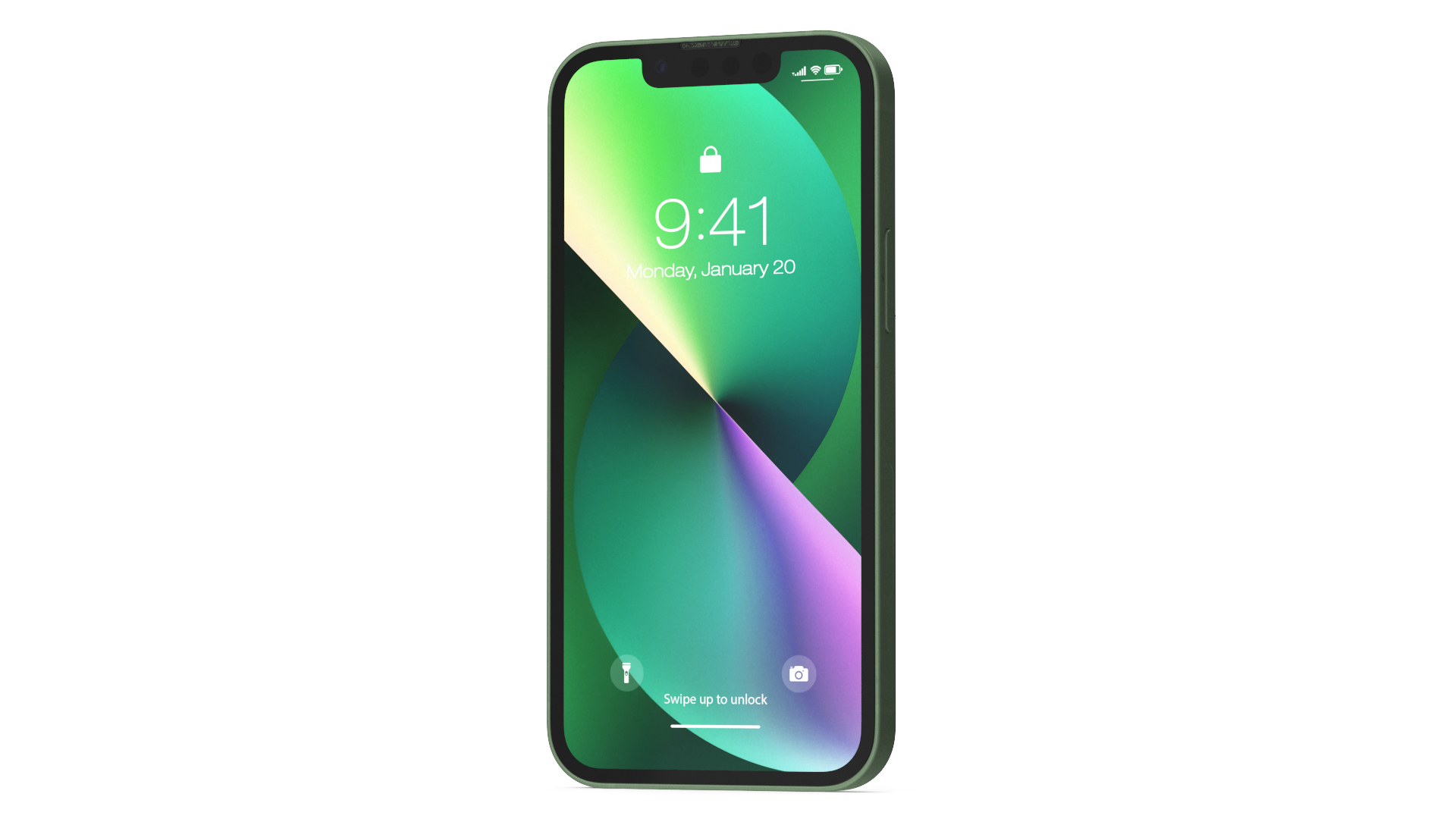 3D Apple iPhone 13 Mini Green