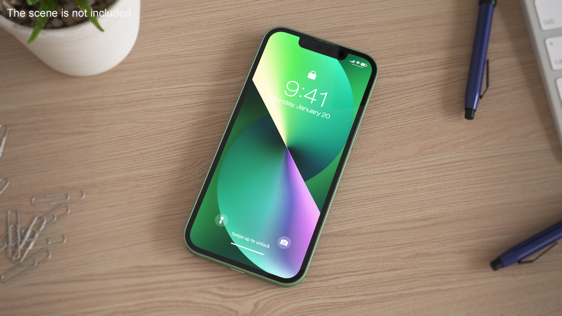 3D Apple iPhone 13 Mini Green