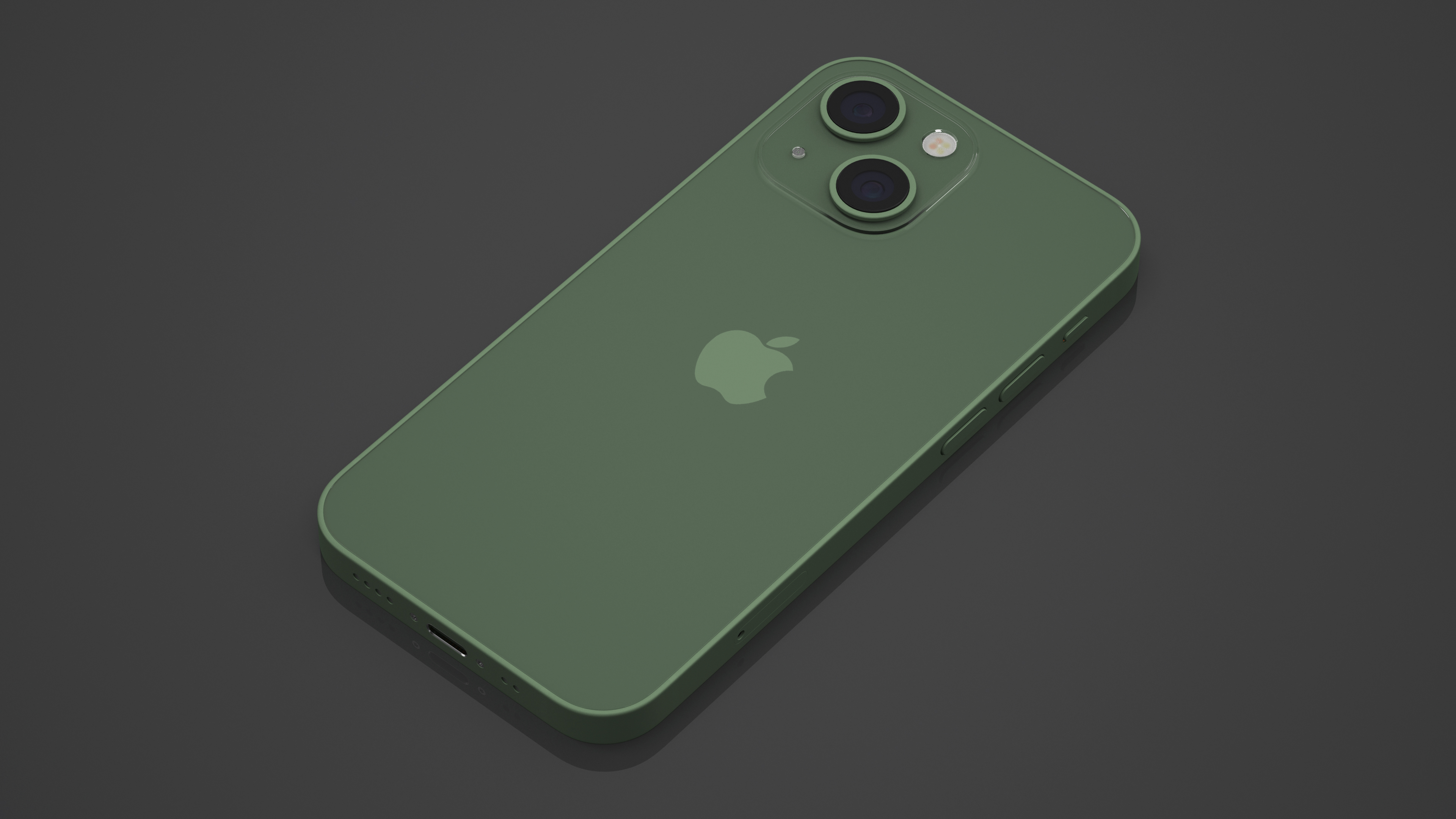 3D Apple iPhone 13 Mini Green
