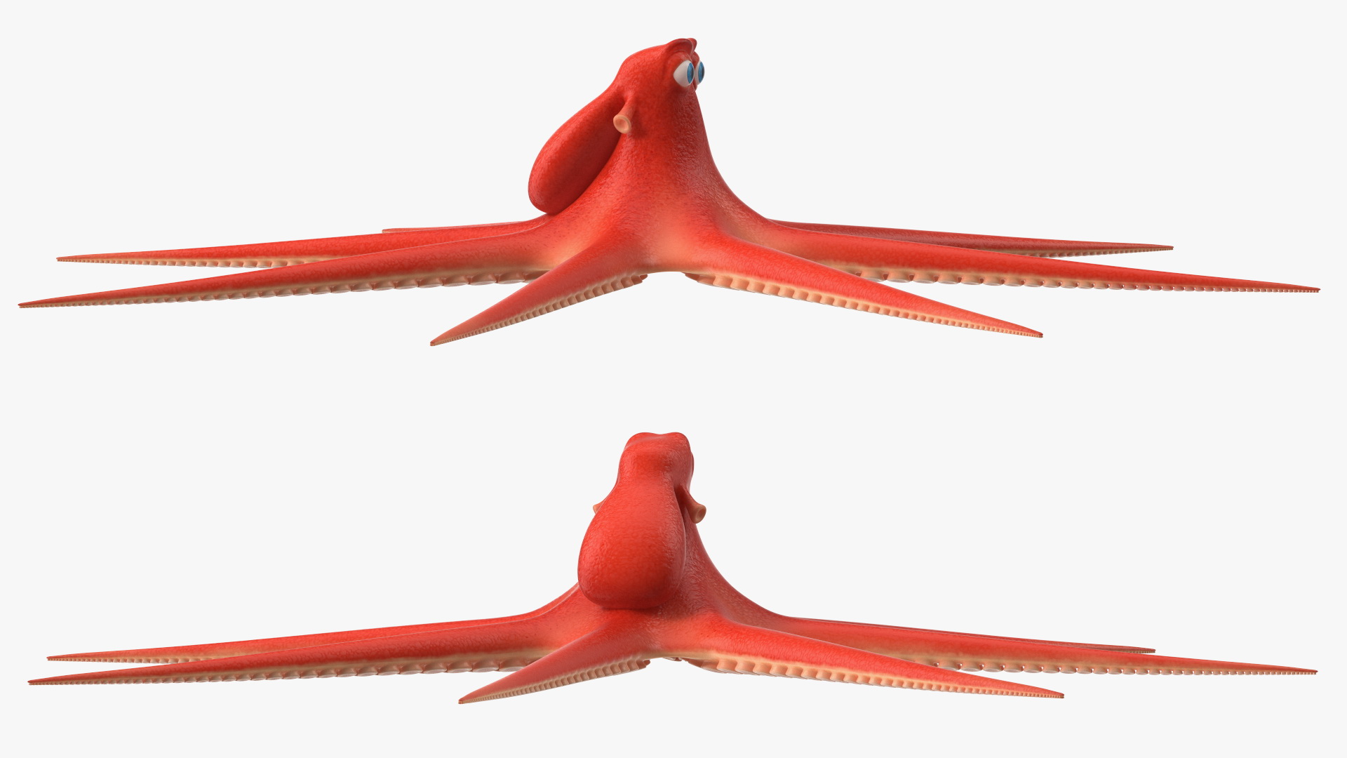 3D model Cartoon Character Octopus