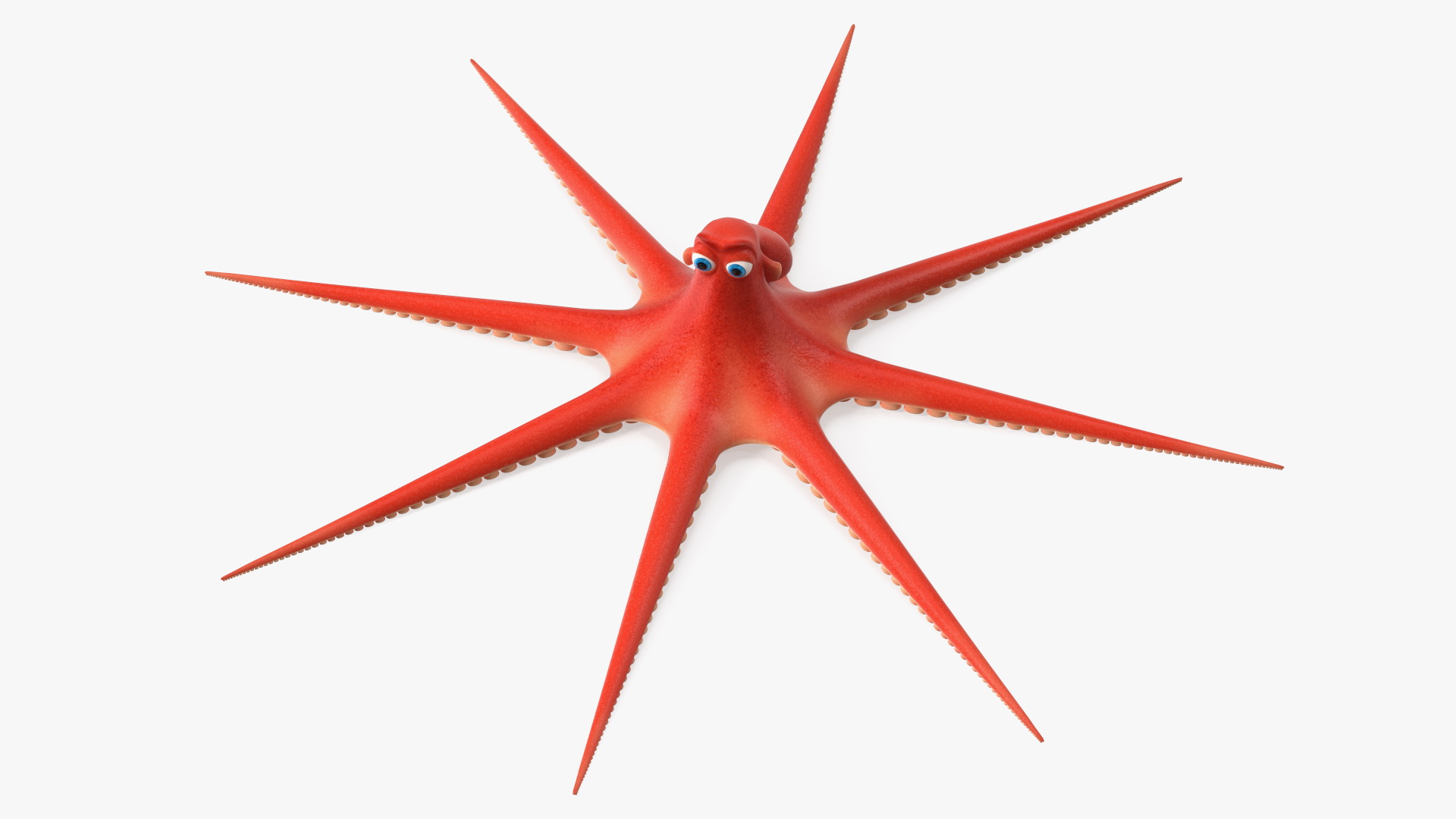3D model Cartoon Character Octopus