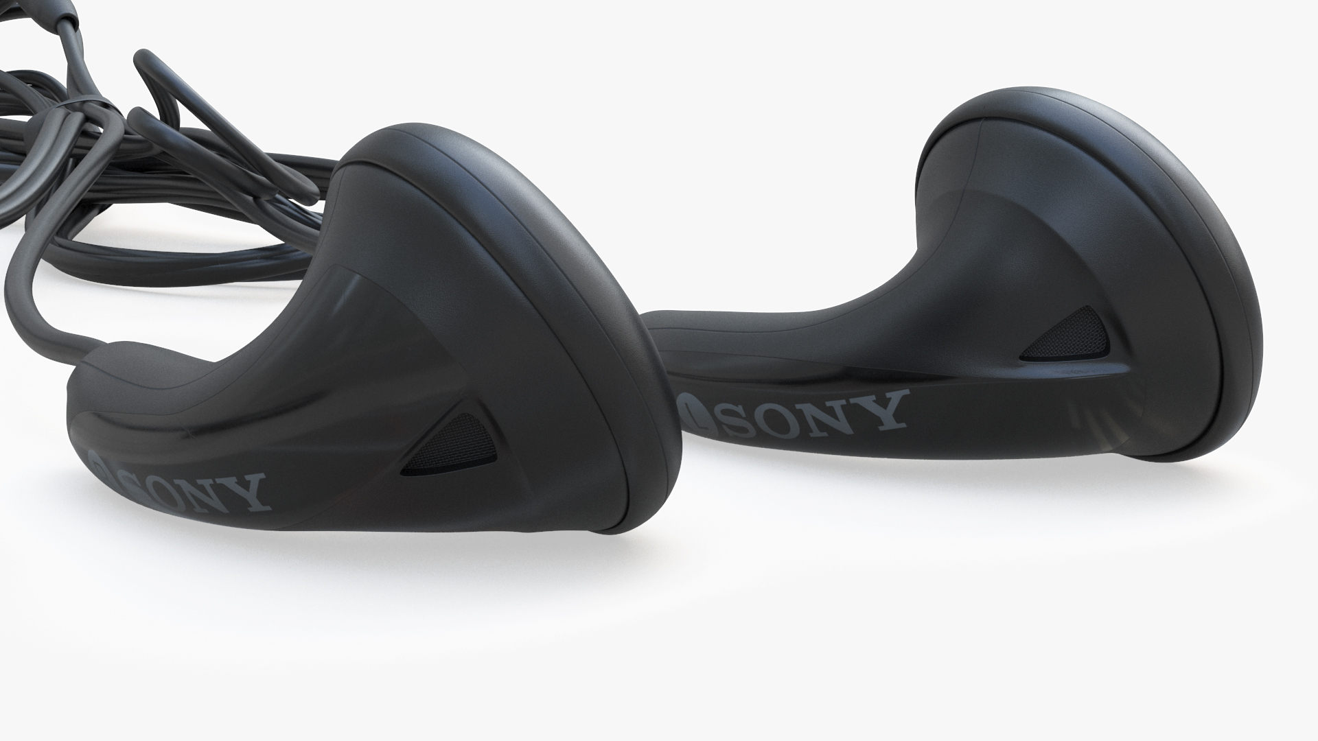 3D model Sony Vintage In-Ear Headphones