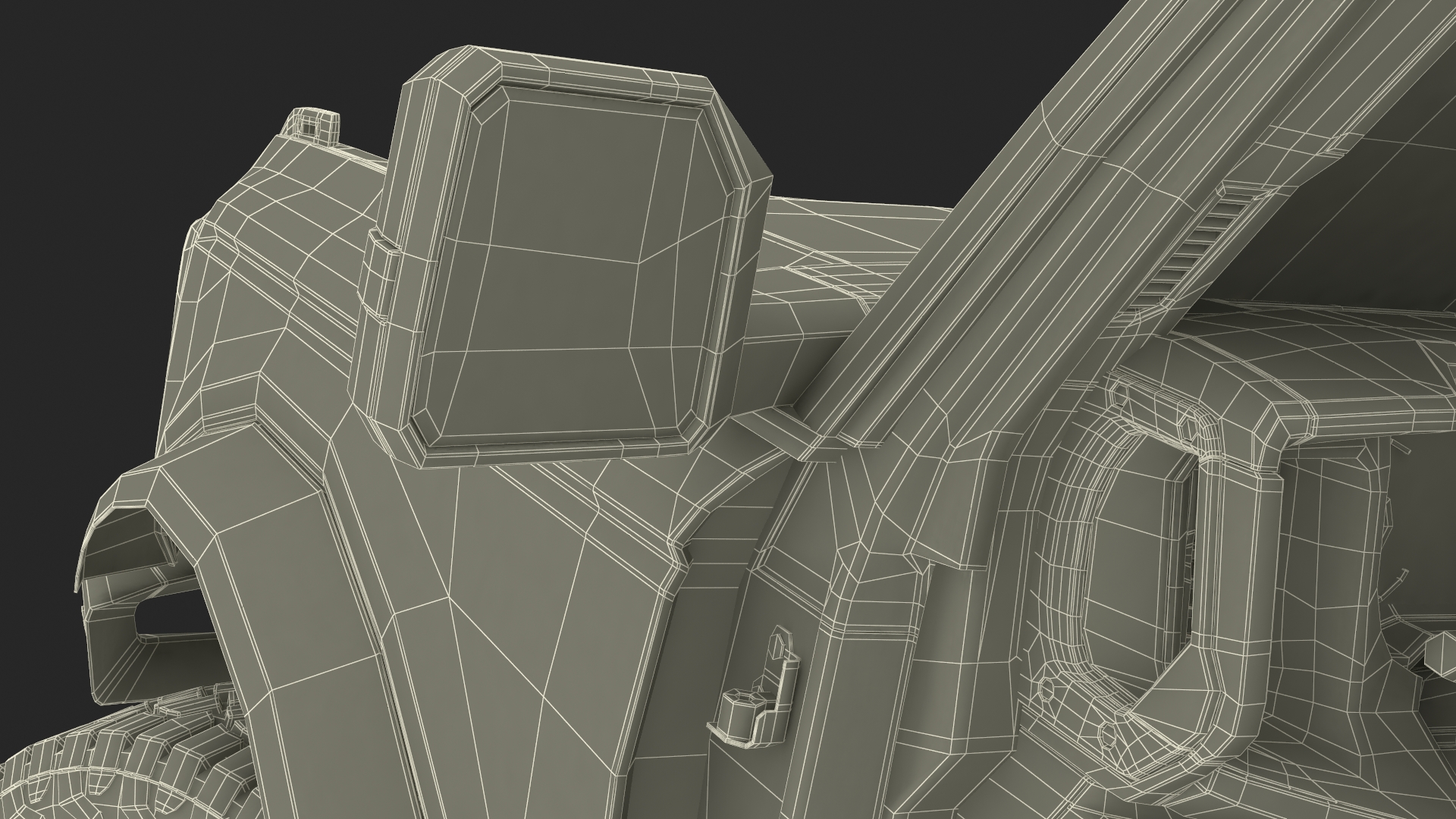 3D model Ford Bronco Off Road SUV Iconic Silver Rigged