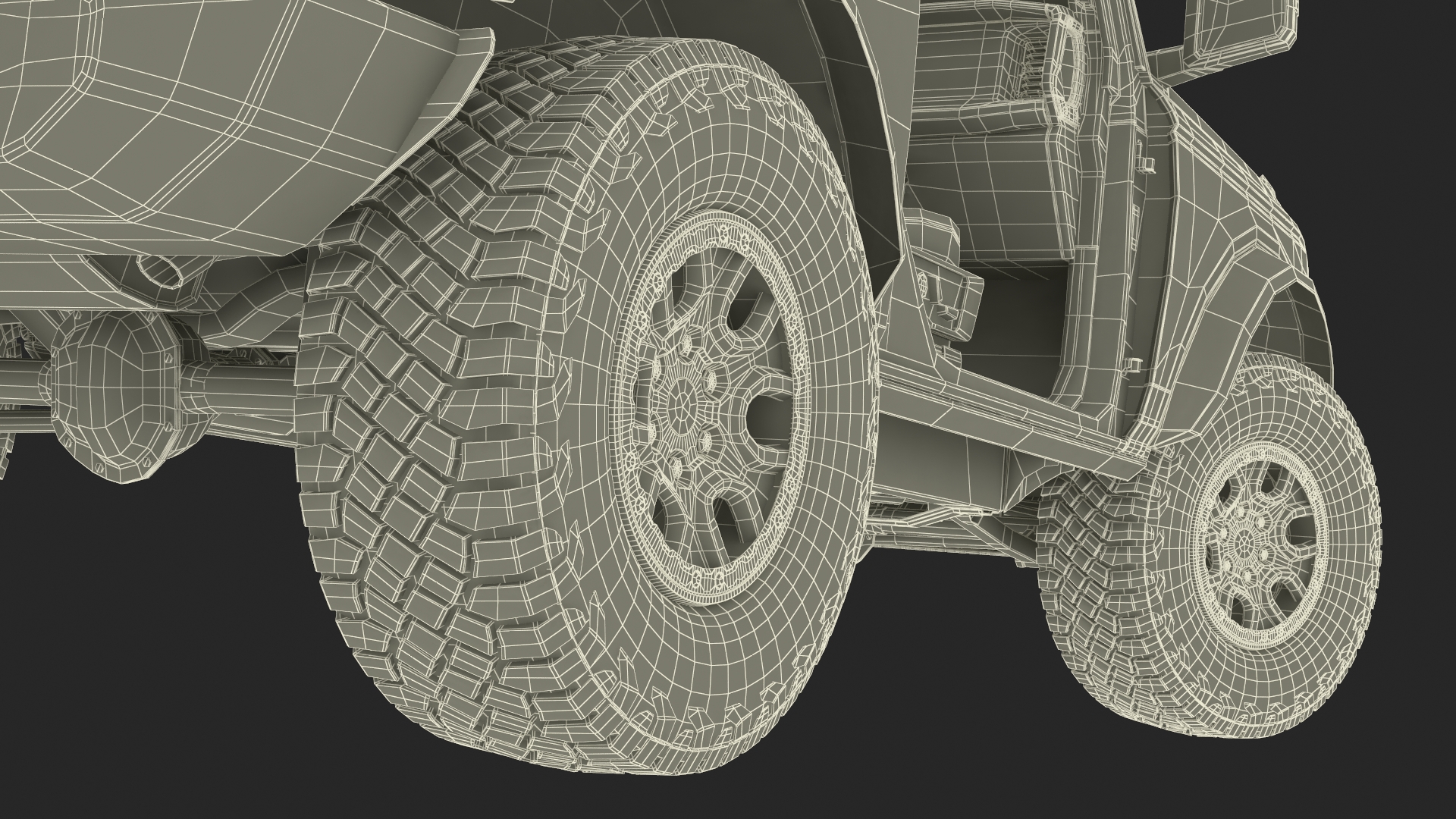 3D model Ford Bronco Off Road SUV Iconic Silver Rigged
