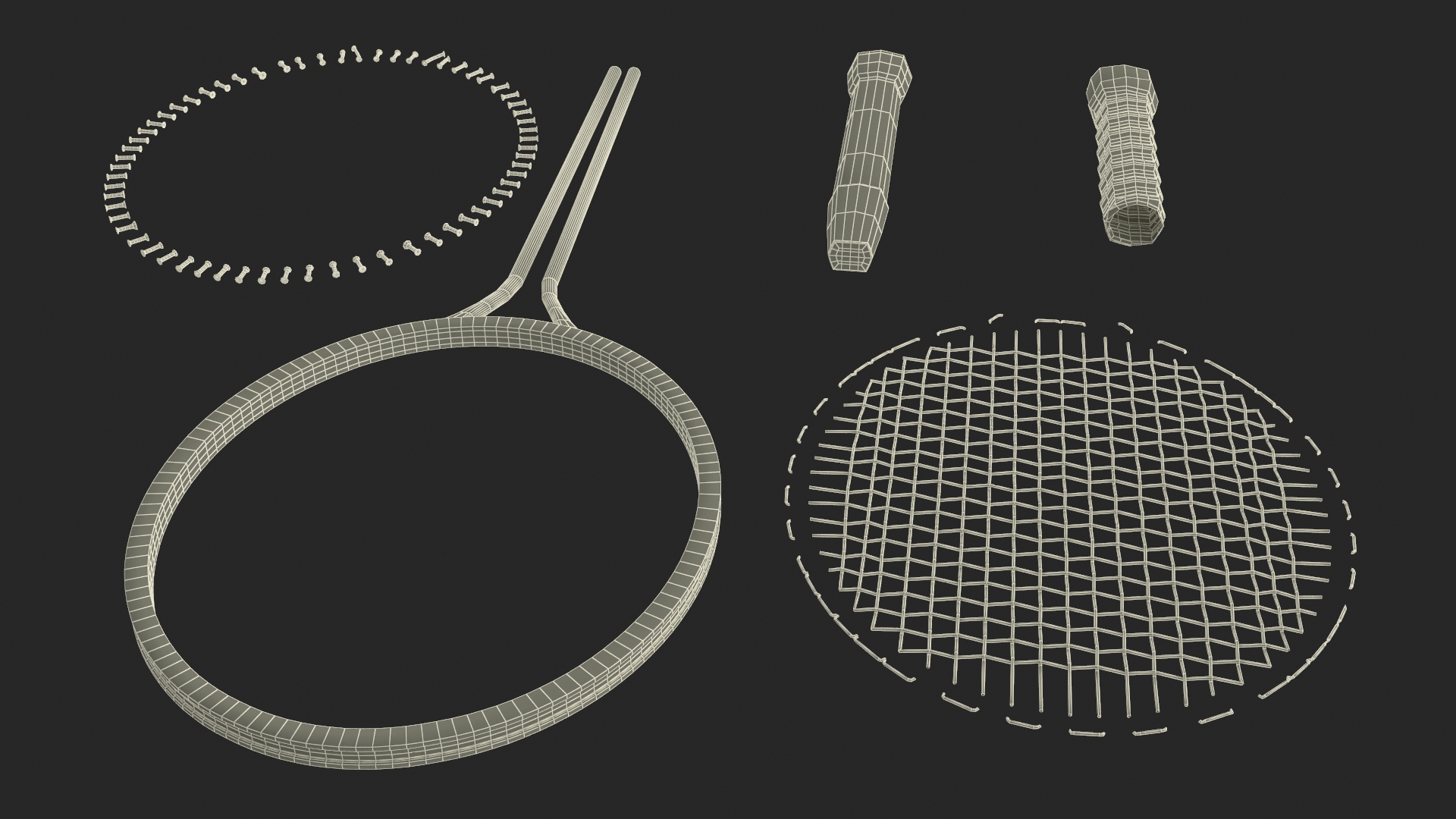 3D Badminton Racket