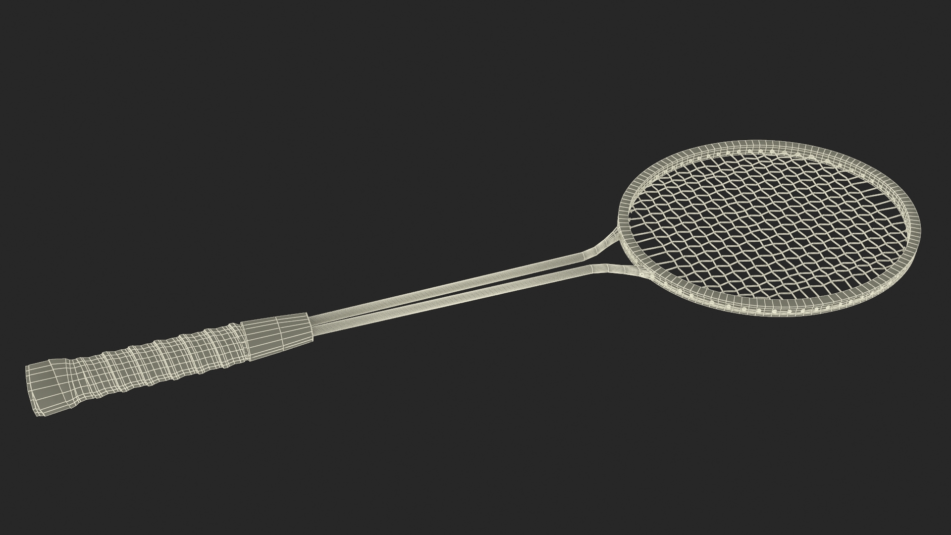 3D Badminton Racket