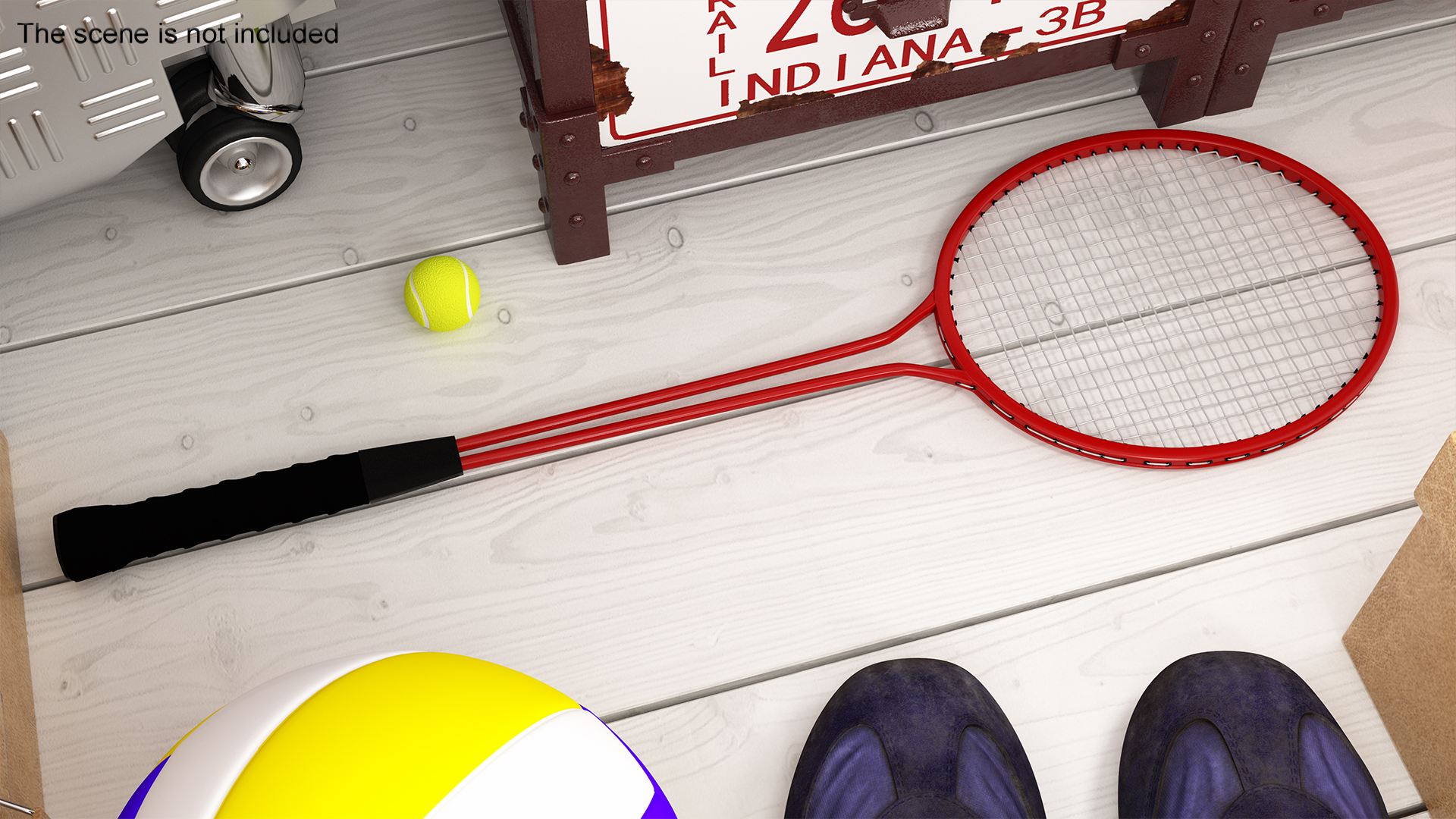 3D Badminton Racket