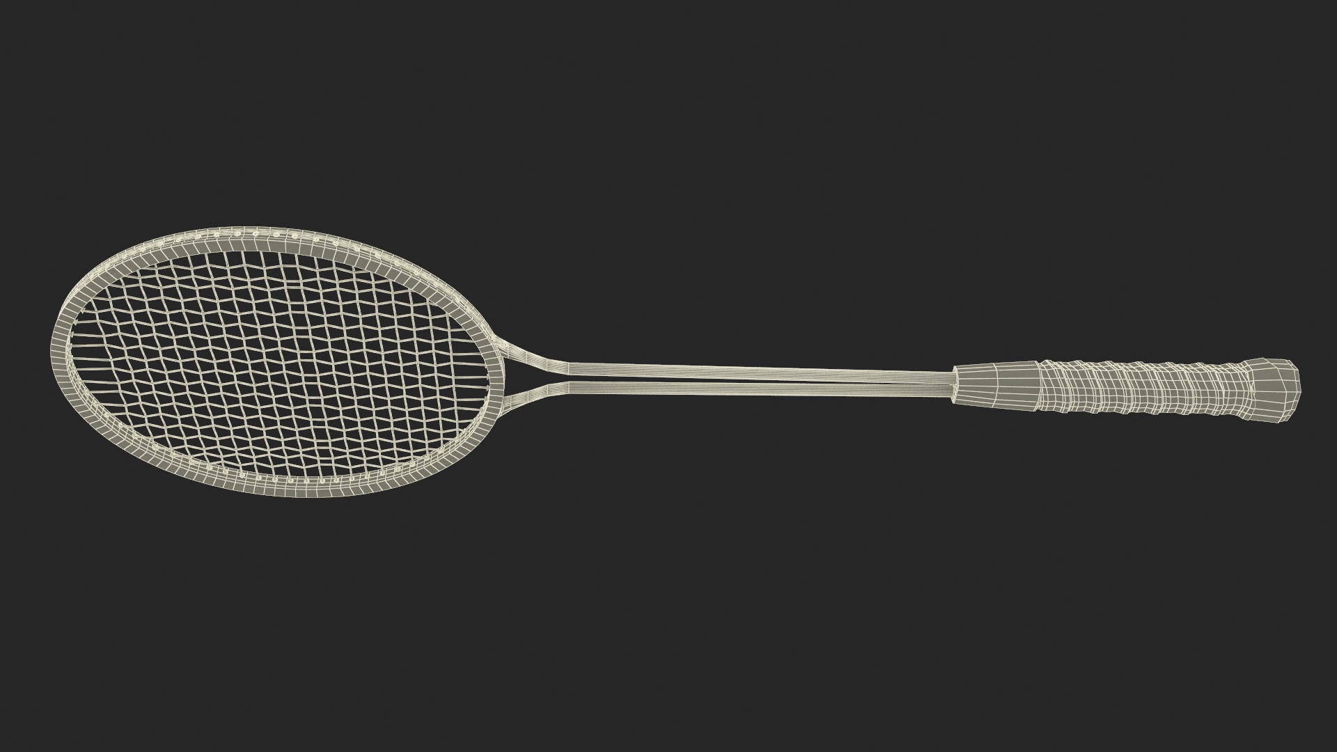 3D Badminton Racket