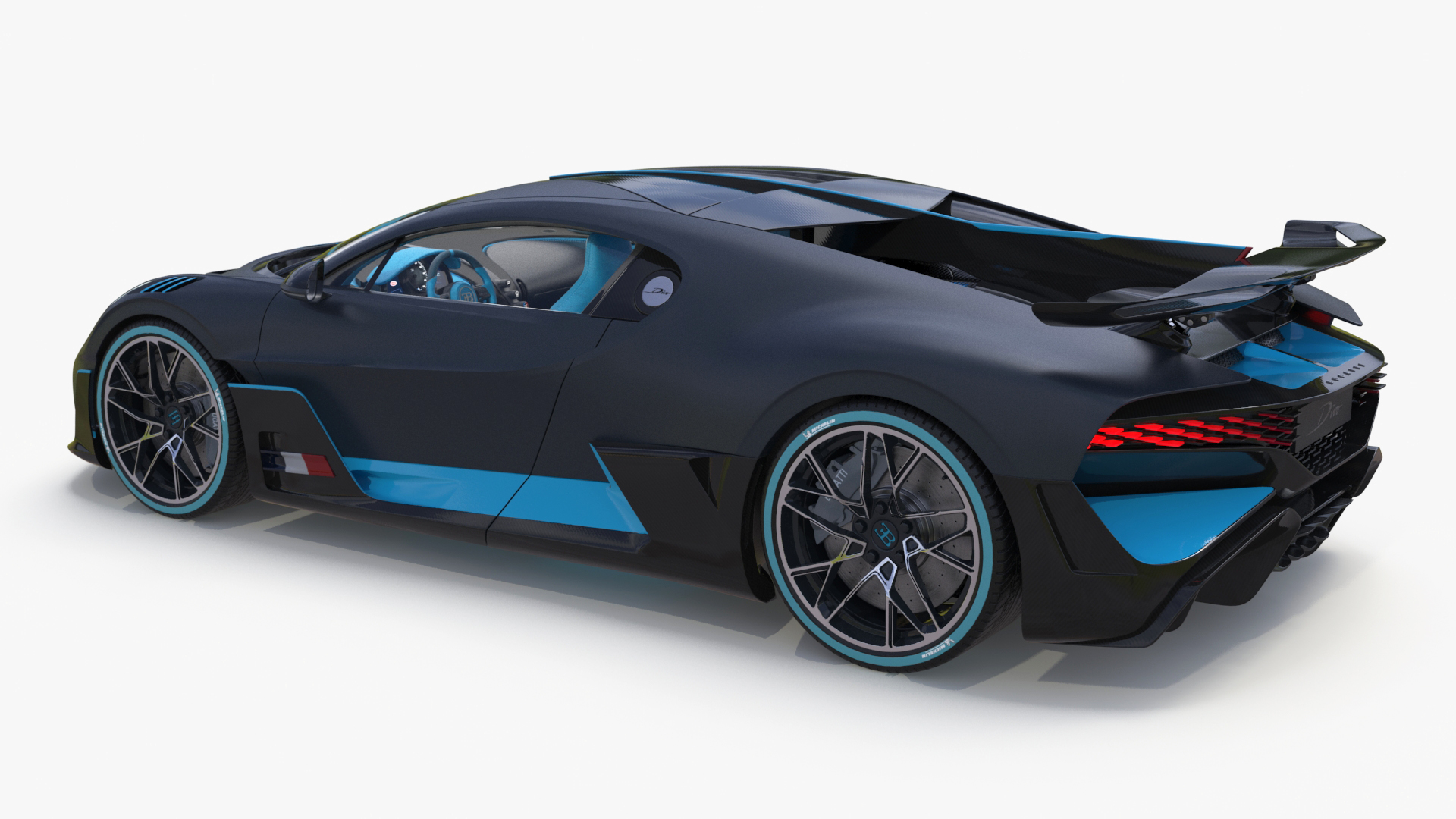 3D model Bugatti Divo Titanium Liquid Silver