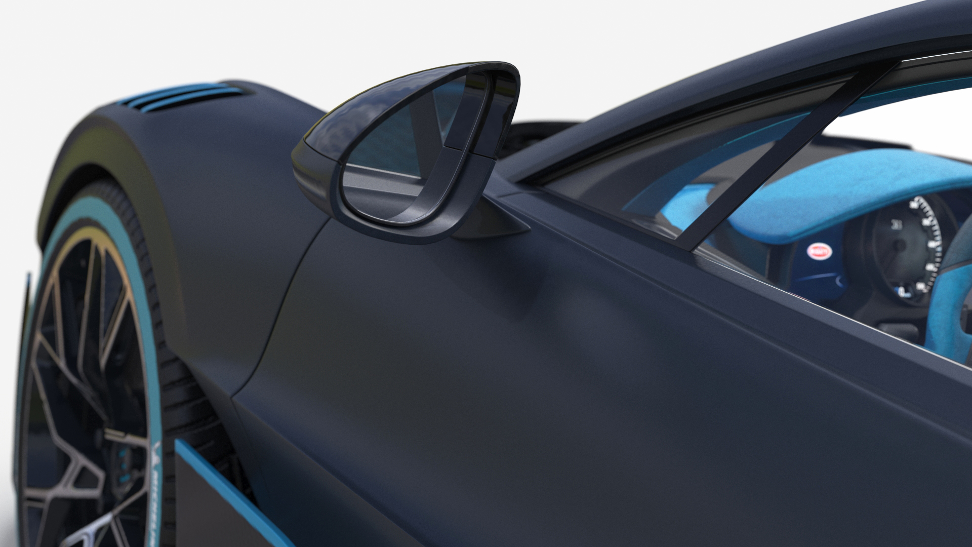 3D model Bugatti Divo Titanium Liquid Silver