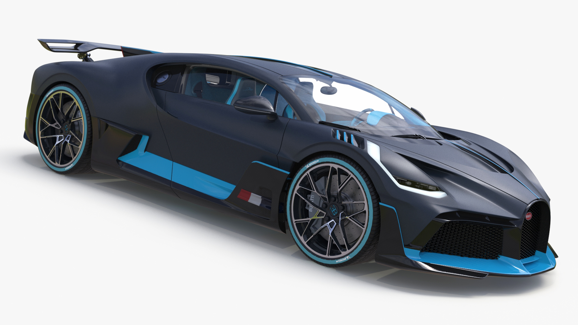 3D model Bugatti Divo Titanium Liquid Silver