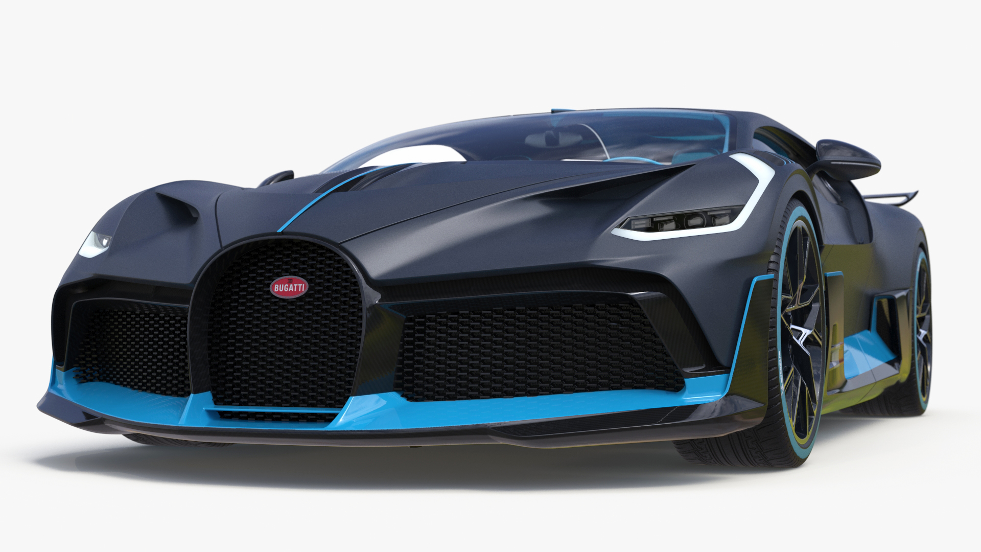 3D model Bugatti Divo Titanium Liquid Silver