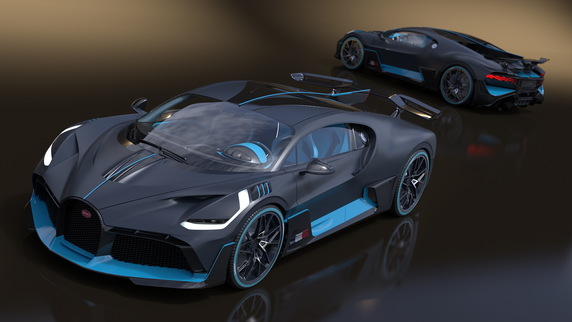 3D model Bugatti Divo Titanium Liquid Silver