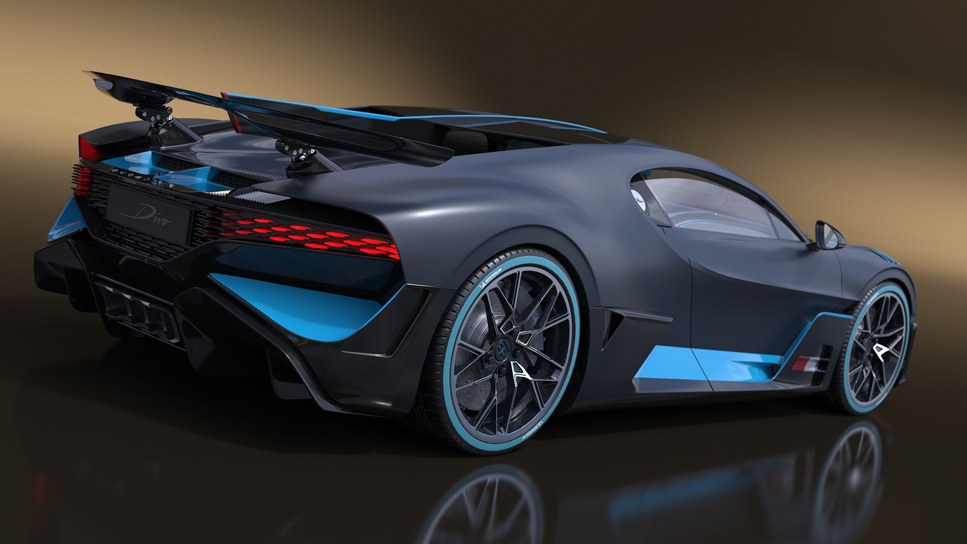 3D model Bugatti Divo Titanium Liquid Silver