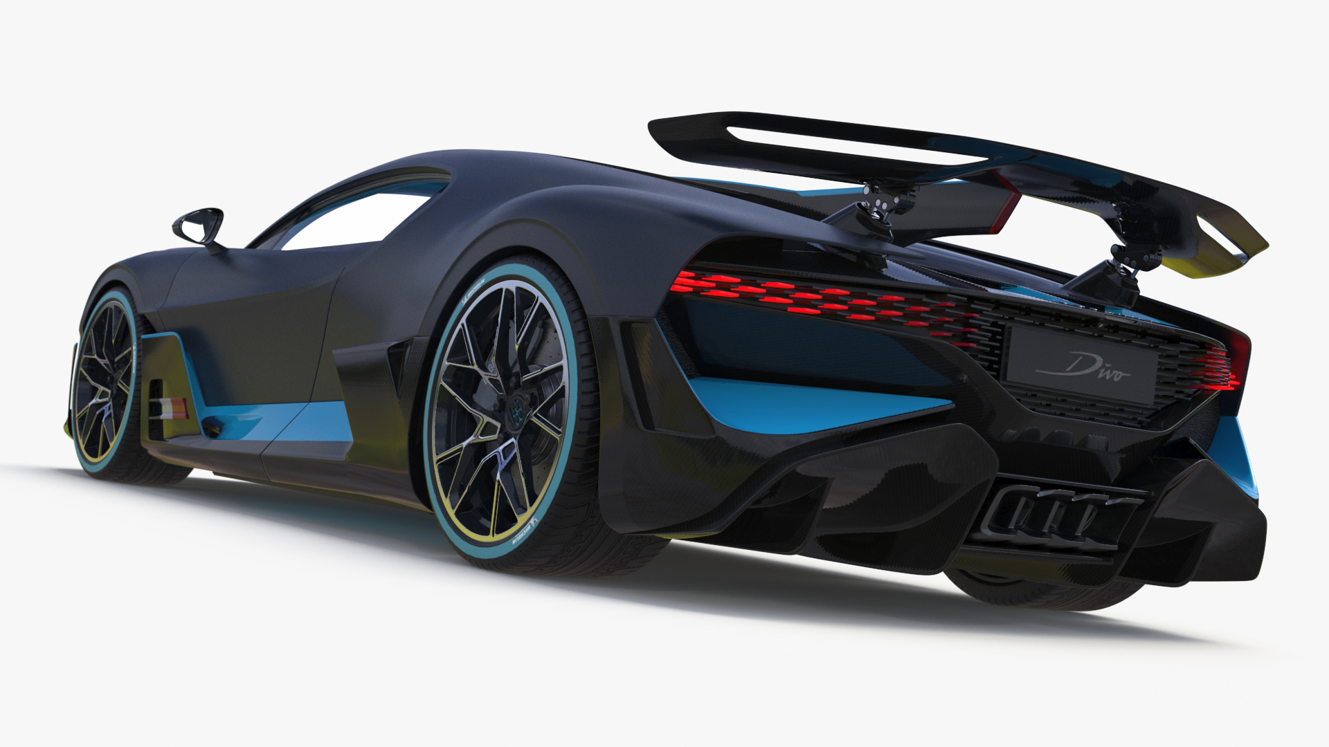3D model Bugatti Divo Titanium Liquid Silver