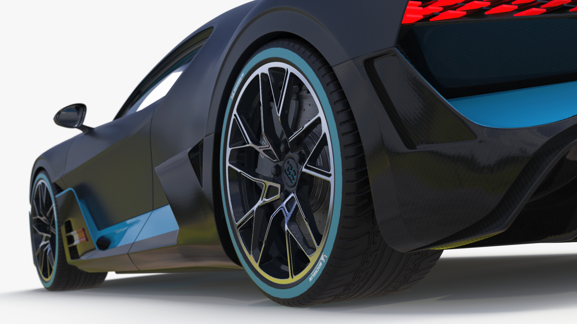 3D model Bugatti Divo Titanium Liquid Silver