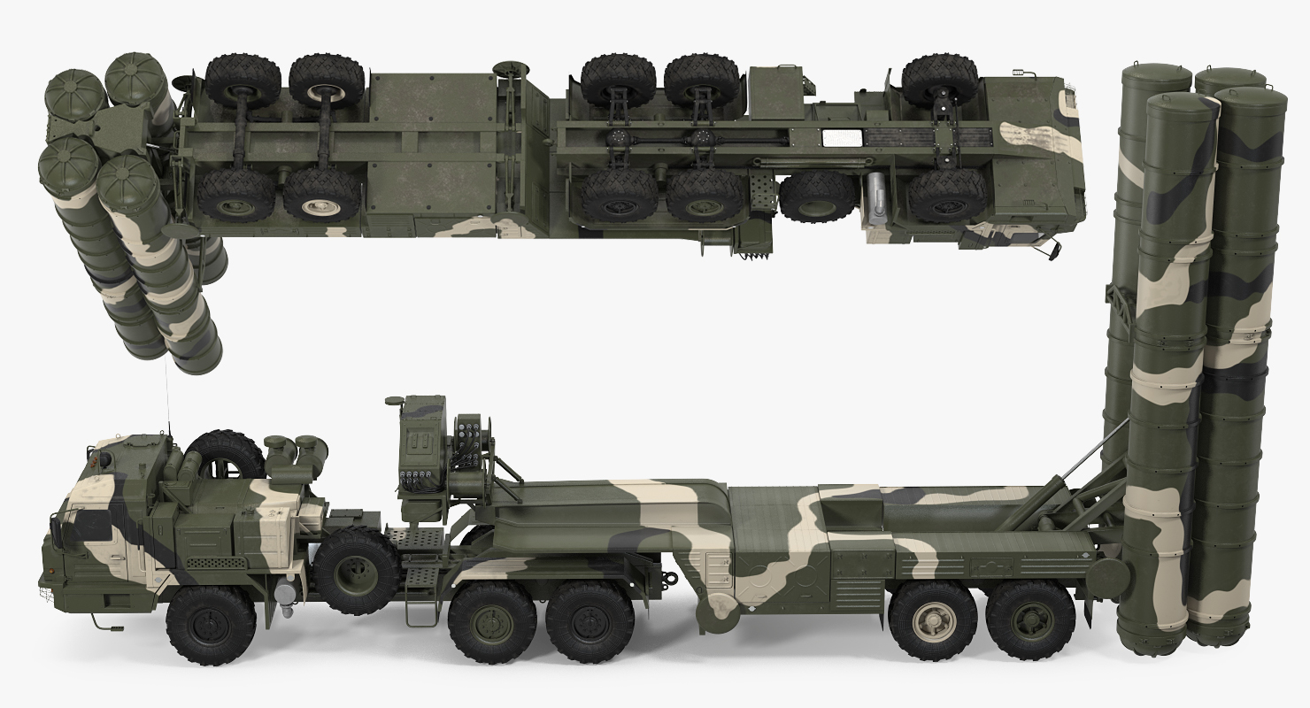Russian S 400 Triumf Air Defense System Vehicle 3D