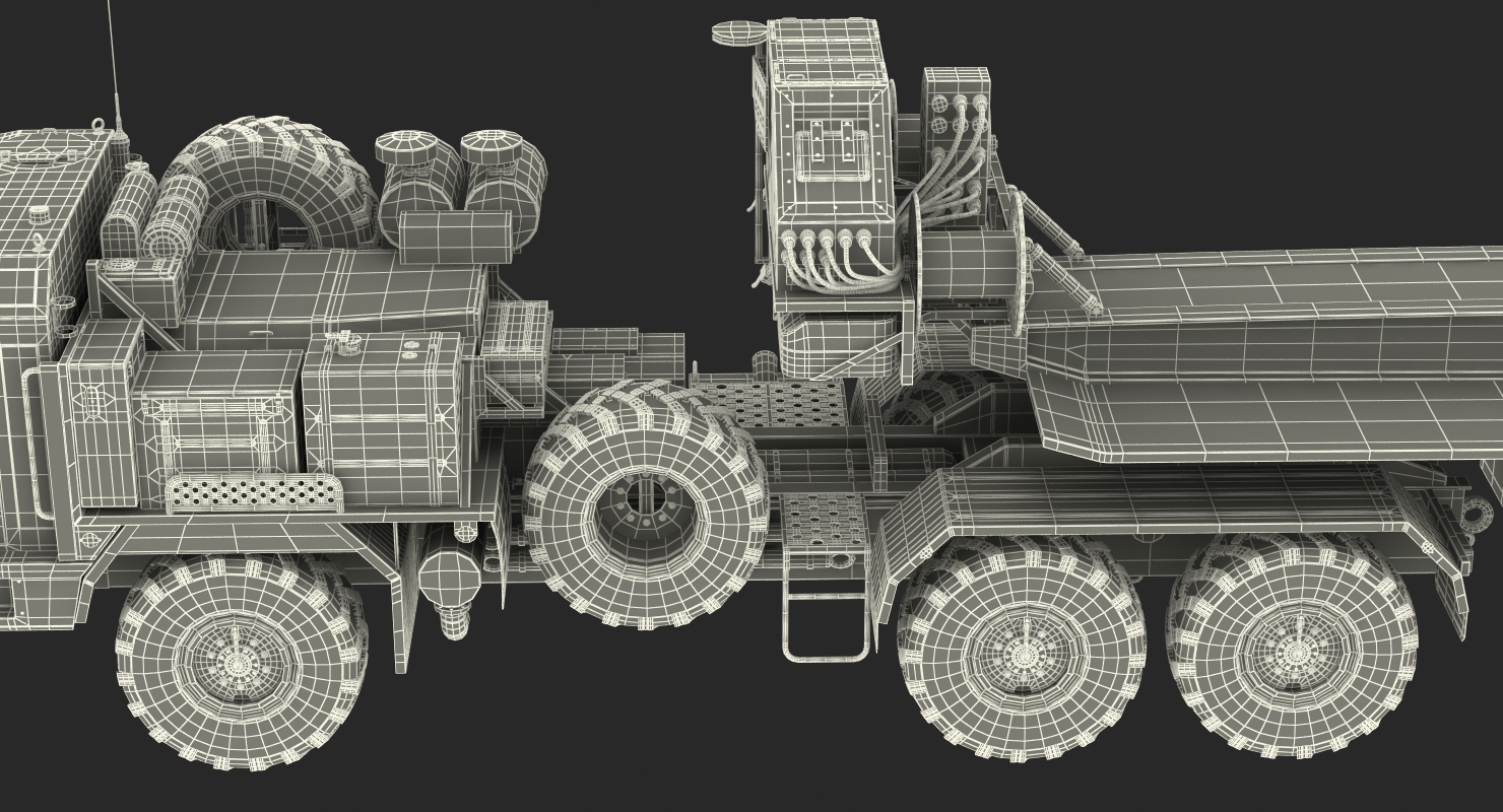 Russian S 400 Triumf Air Defense System Vehicle 3D