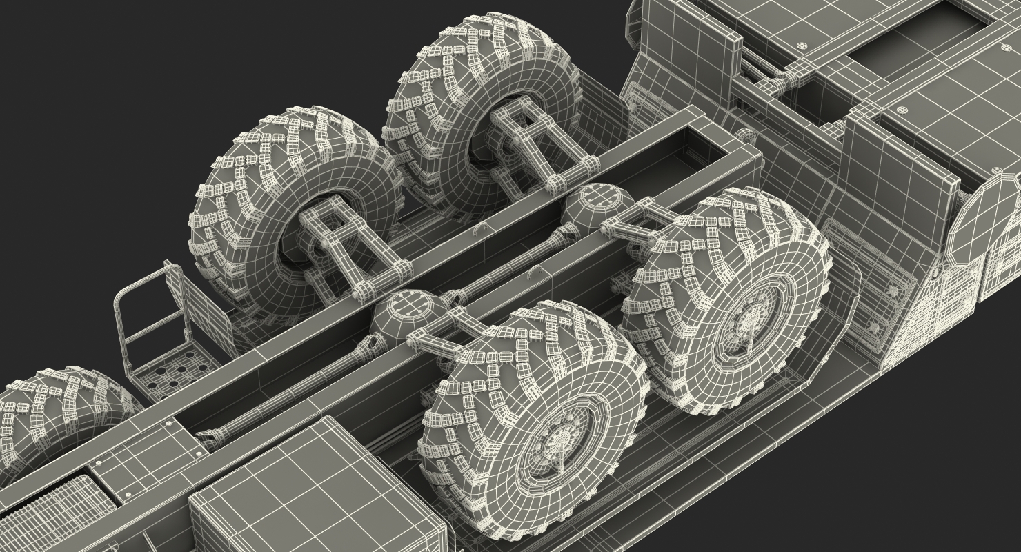 Russian S 400 Triumf Air Defense System Vehicle 3D