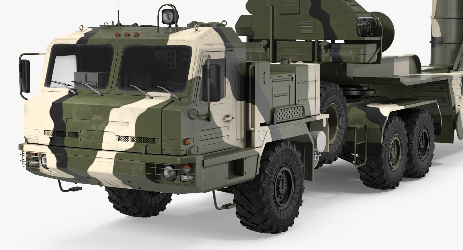 Russian S 400 Triumf Air Defense System Vehicle 3D