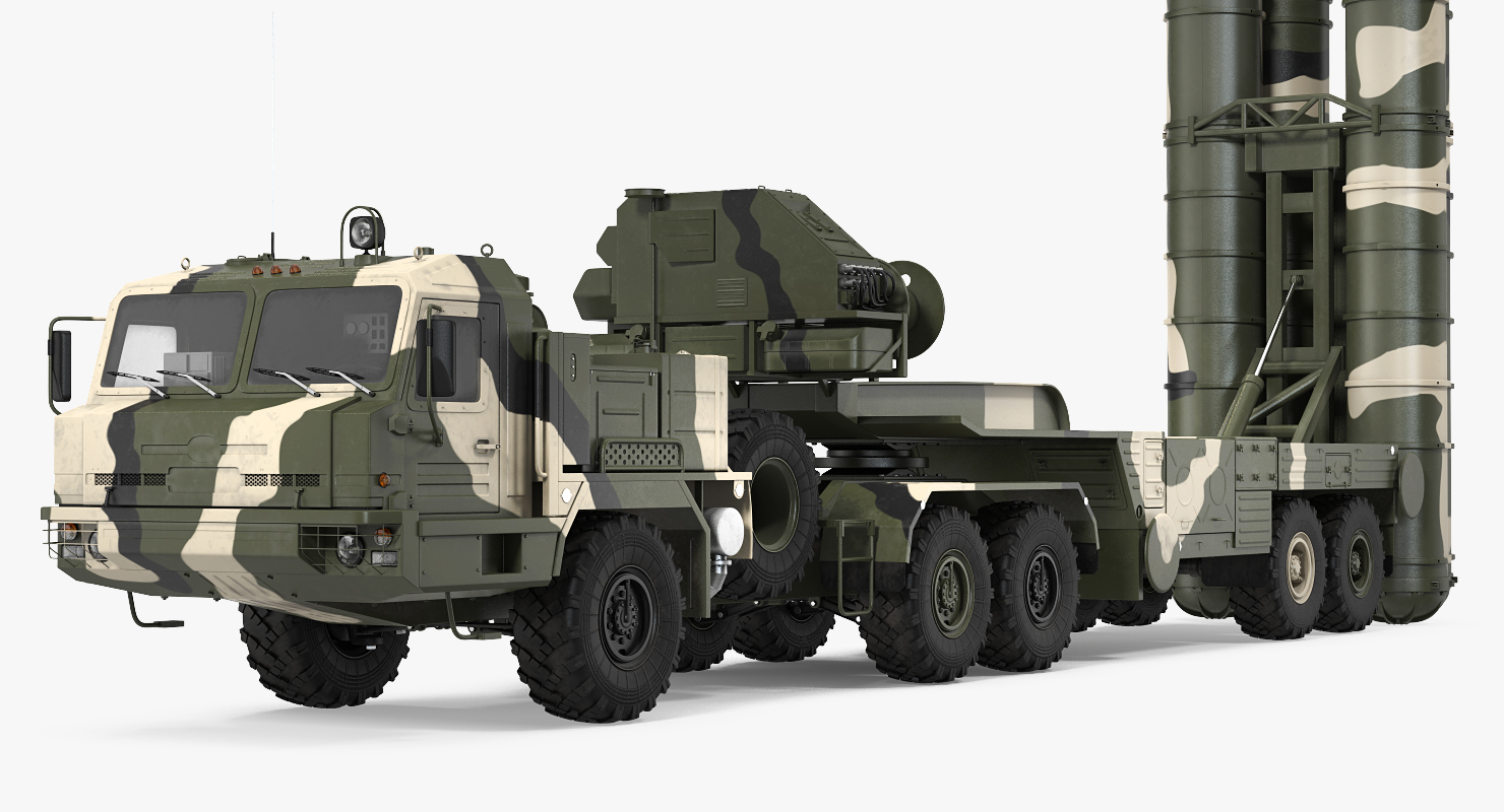Russian S 400 Triumf Air Defense System Vehicle 3D