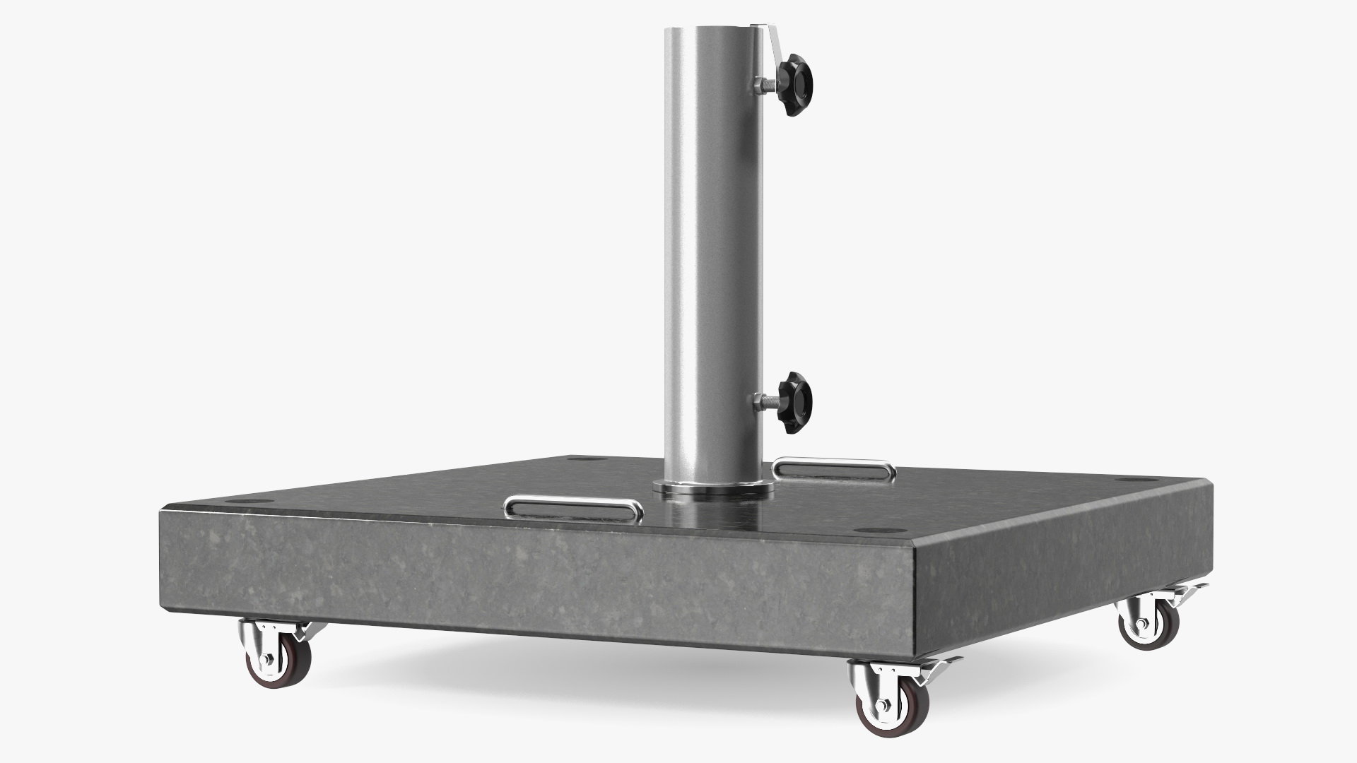 3D model Wheeled Dark Granite Base