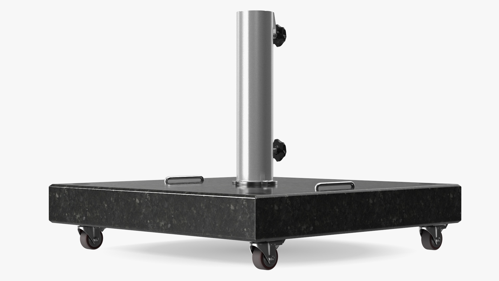 3D model Wheeled Dark Granite Base