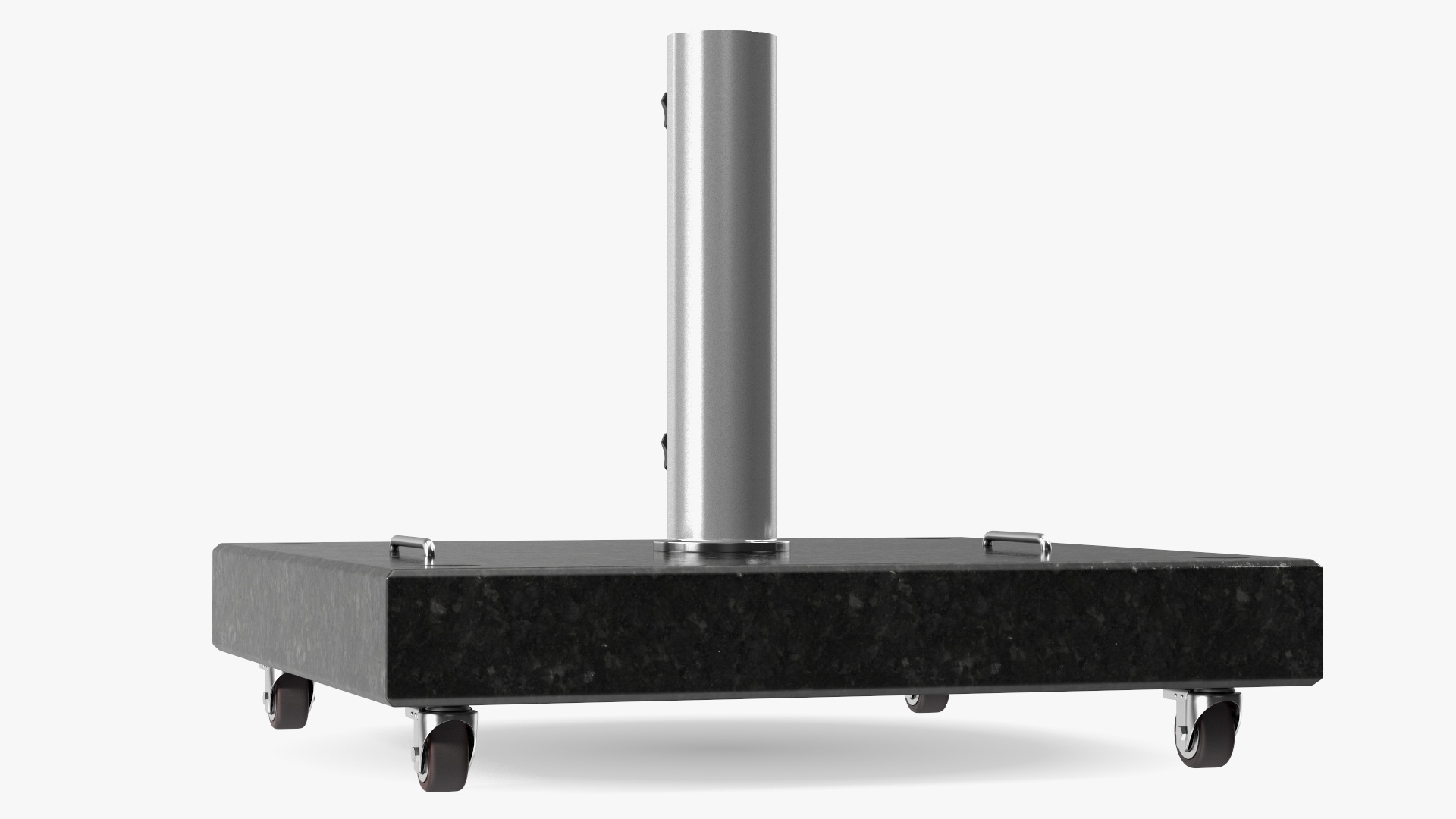 3D model Wheeled Dark Granite Base