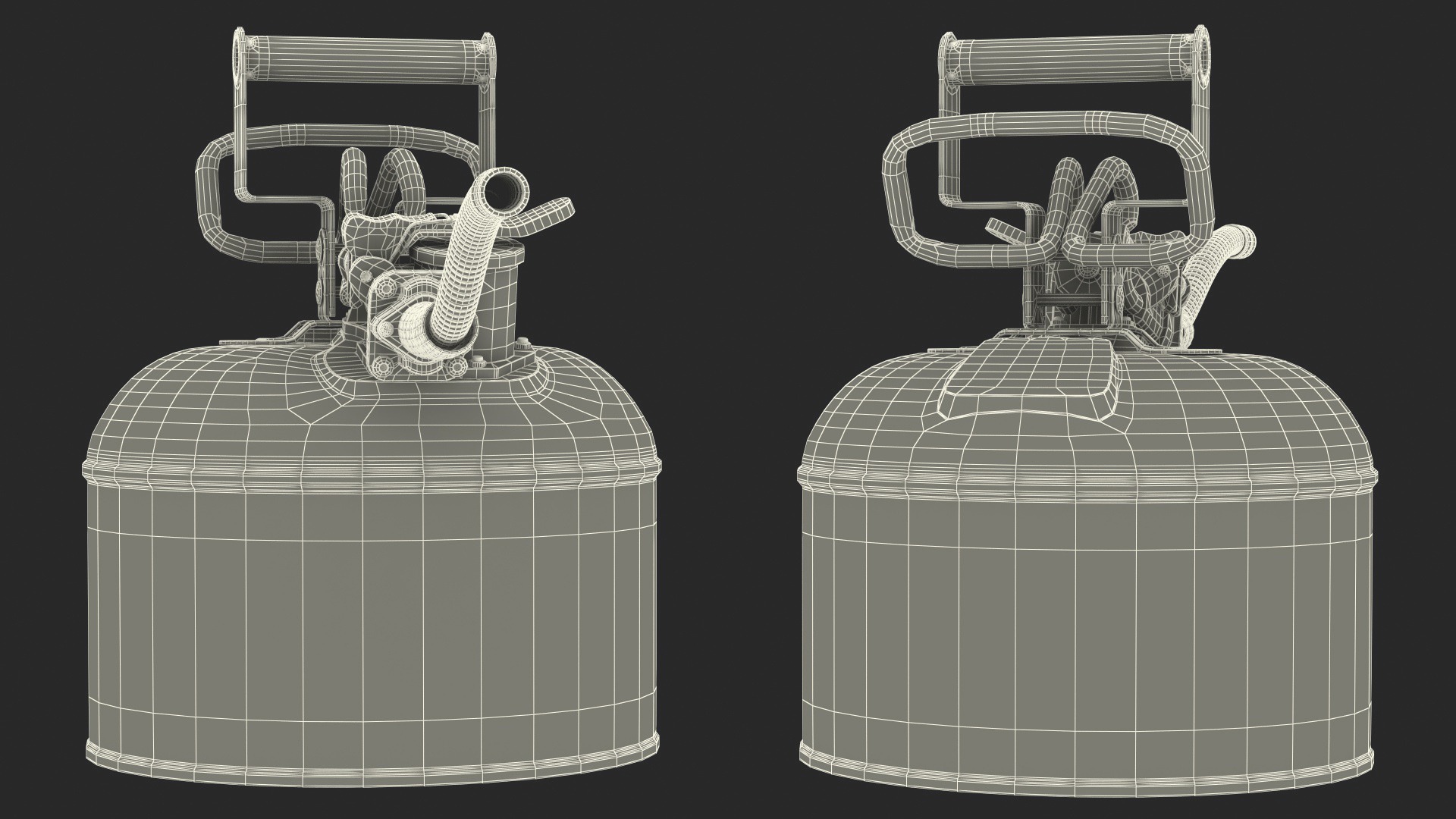 3D Safety Fuel Can One Gallon Blue