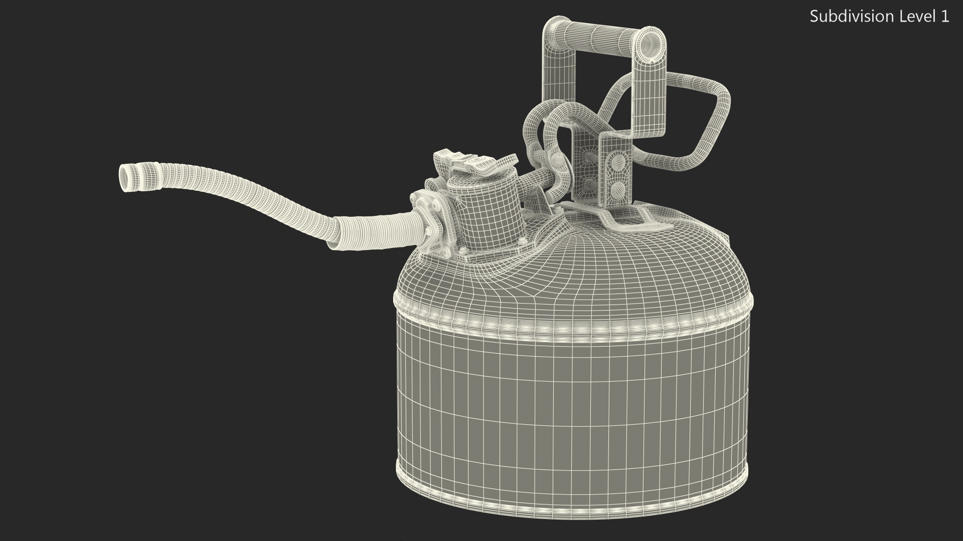 3D Safety Fuel Can One Gallon Blue