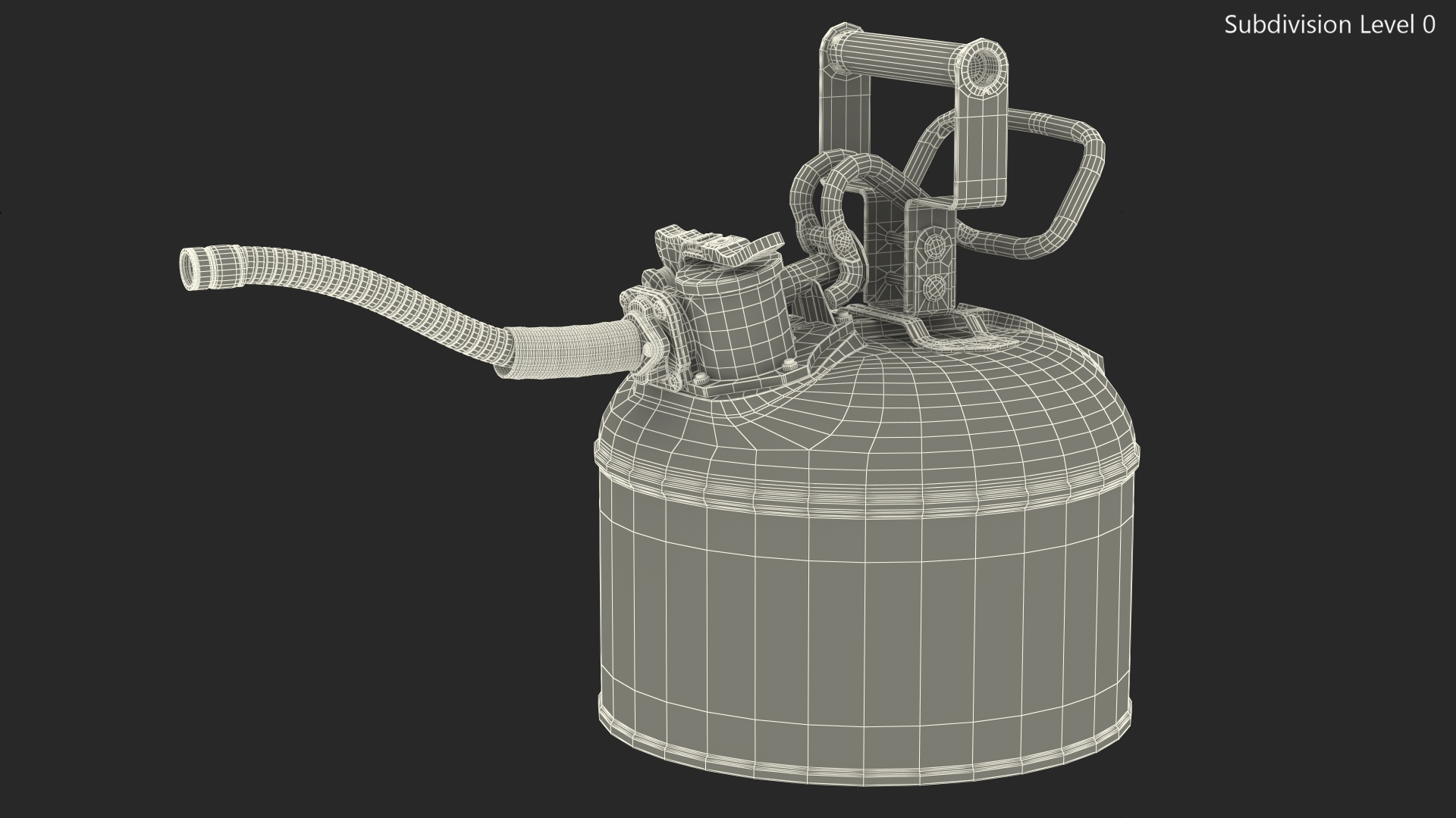3D Safety Fuel Can One Gallon Blue