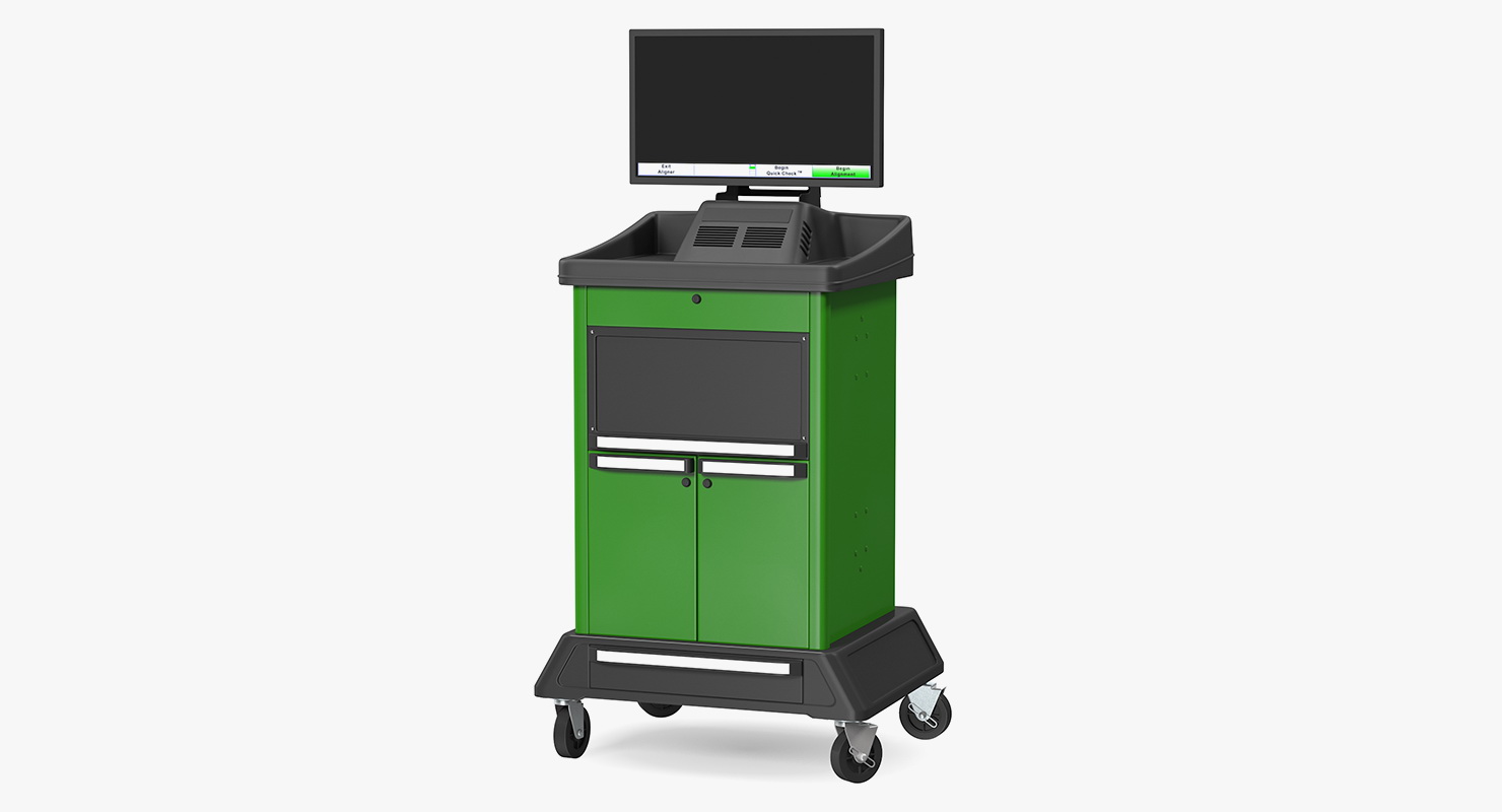 3D Wheel Alignment Console model